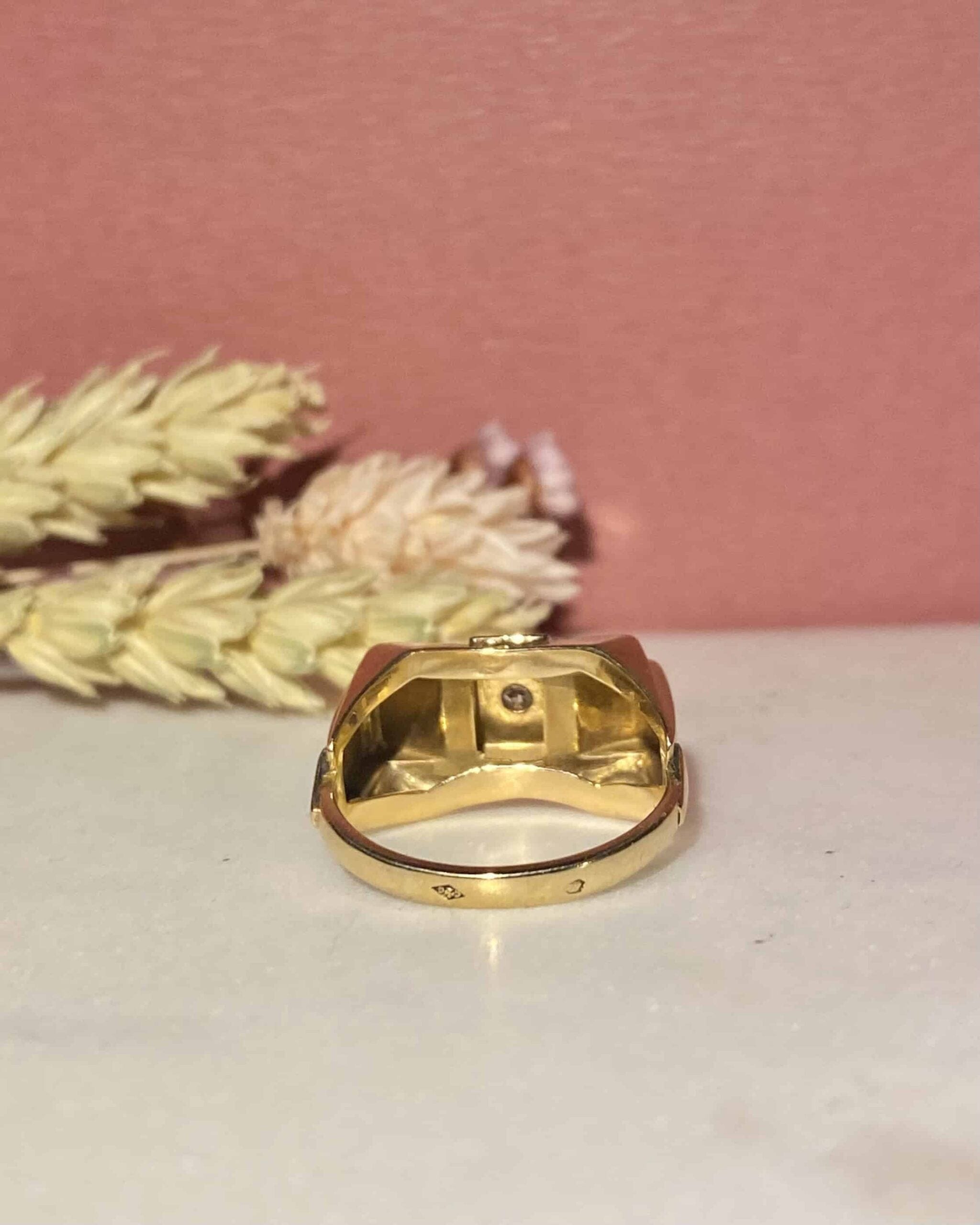 Bague Vintage Tank Diamant "Tarana"