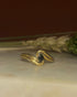Bague Jonc vintage Saphir "Daniela" - Elliade Paris
