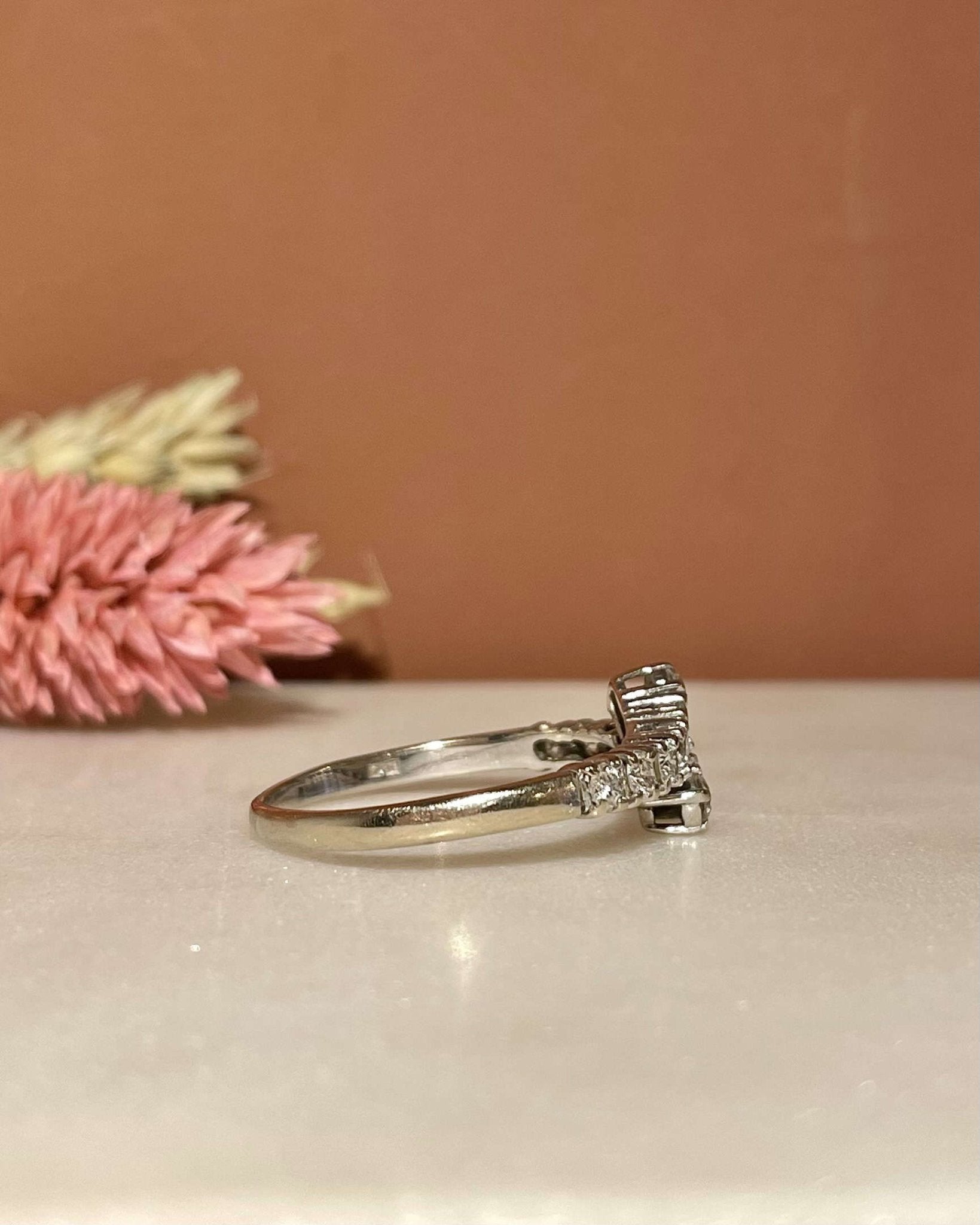 Bague Liens Diamants 0.72 carat "Leslie" - Elliade Paris