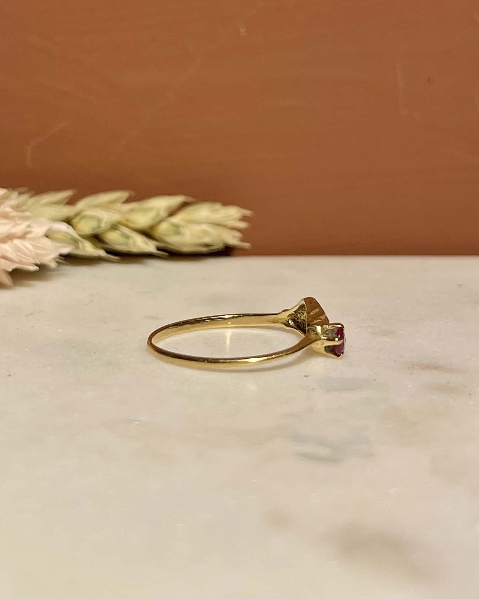 Bague Vintage Main Rubis "Maeve" - Elliade Paris