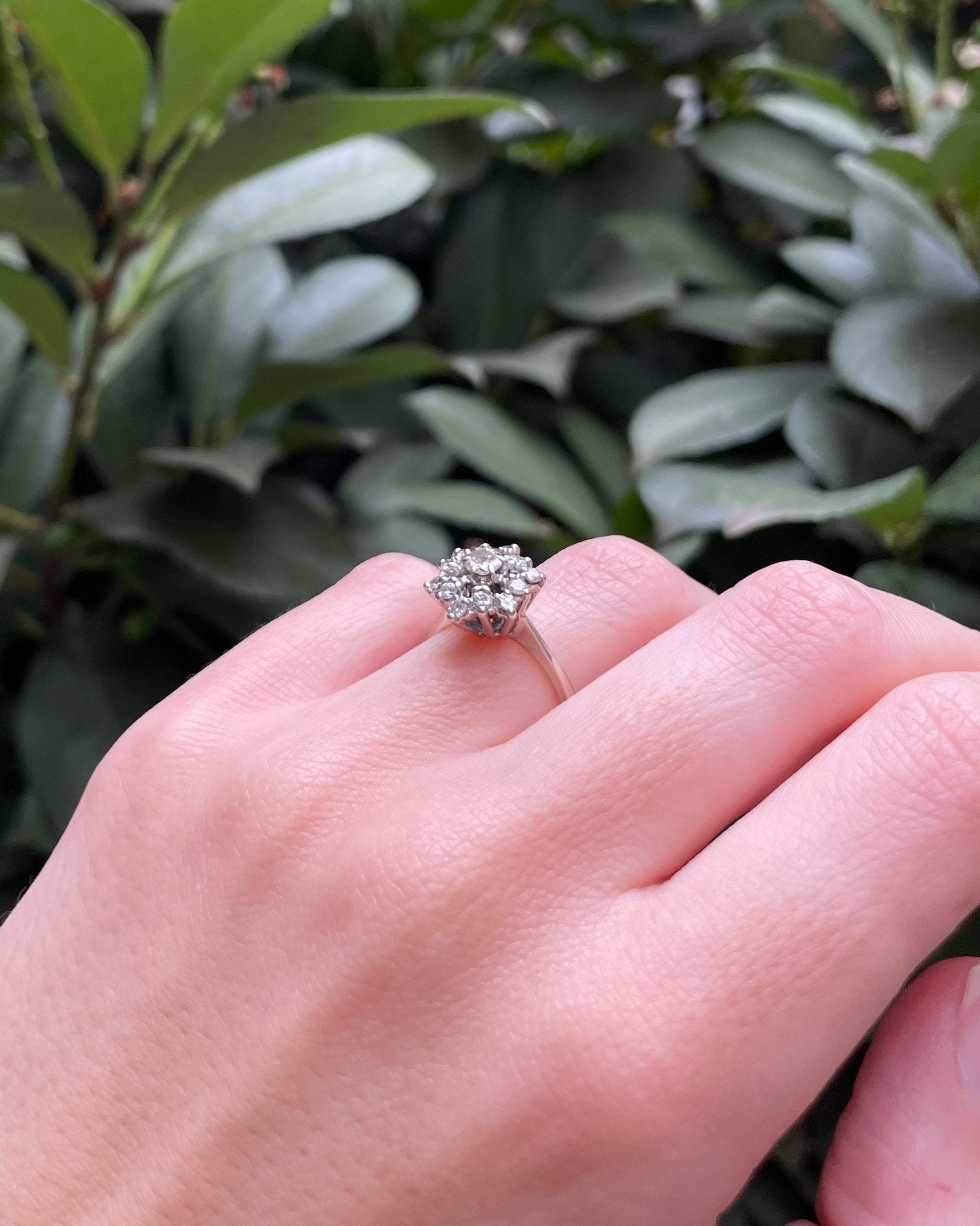 Bague Marguerite 13 Diamants 0.50 Carat "Azamée" - Elliade Paris