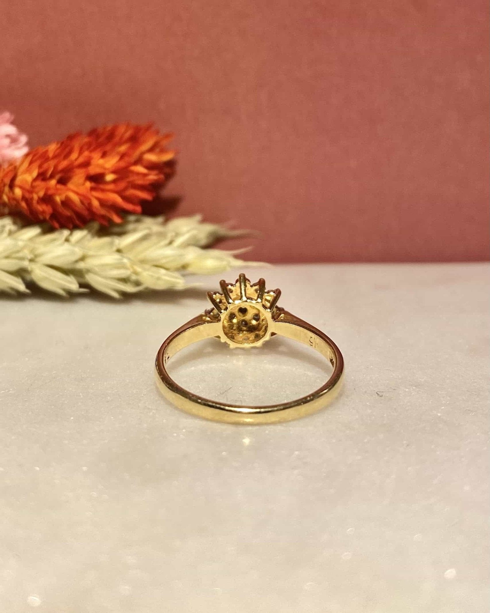 Bague Marguerite 19 Diamants "Constance" - Elliade Paris