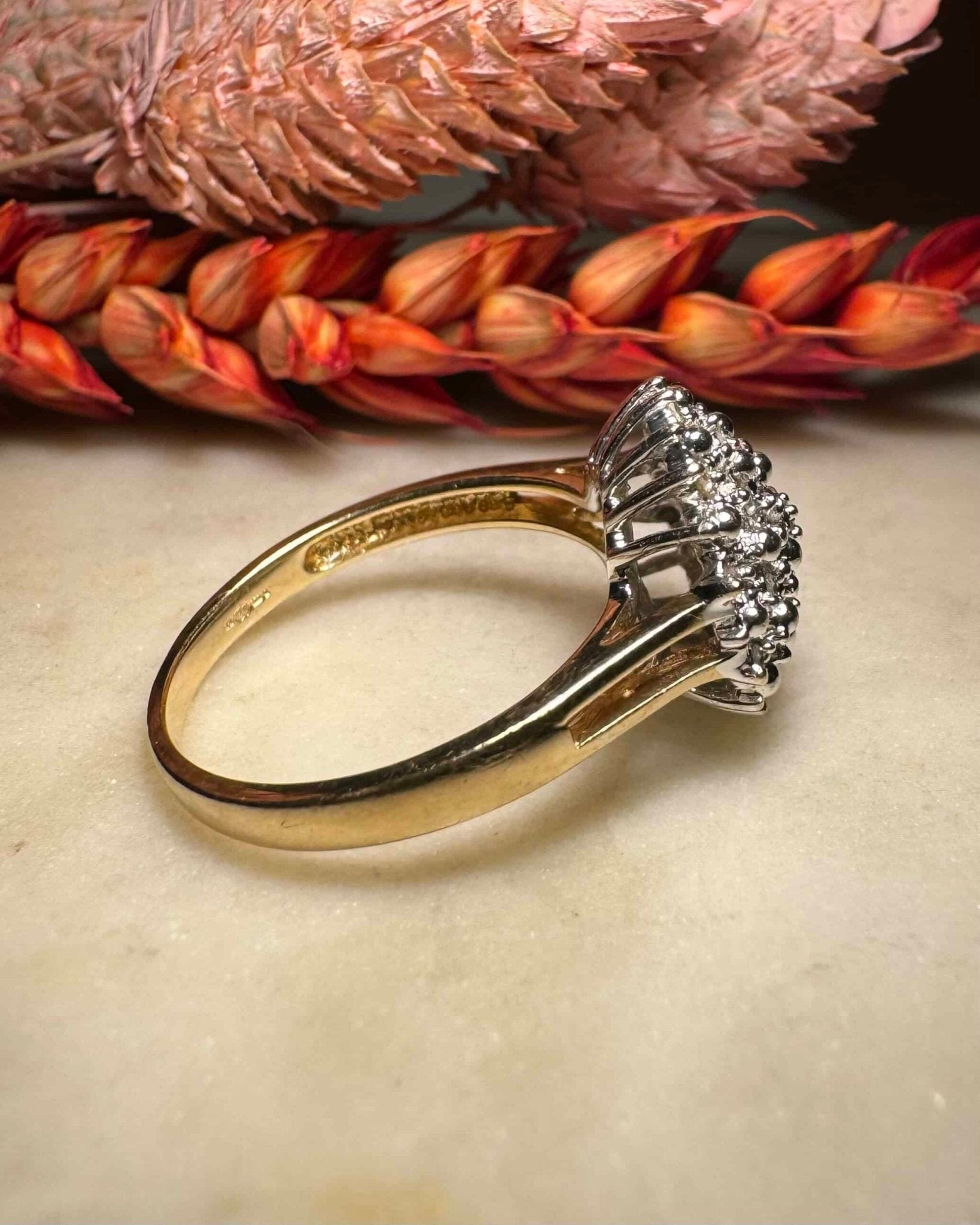 Bague Marguerite 23 Diamants "Fabiola" - Elliade Paris