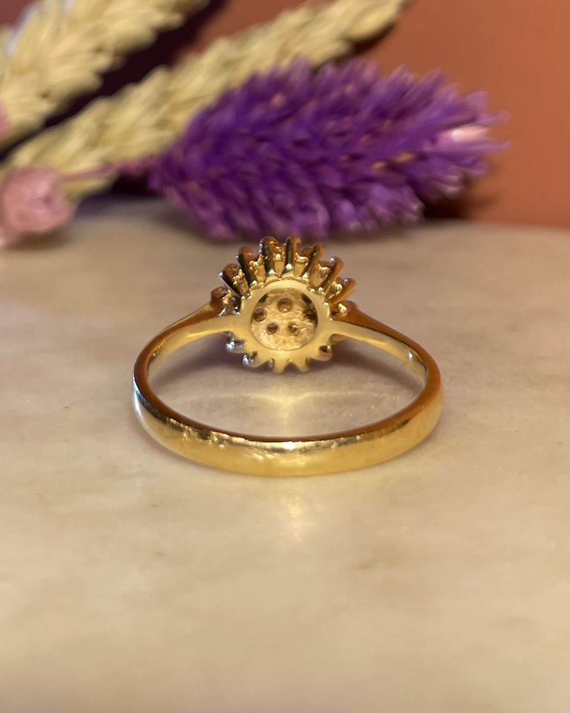 Bague Marguerite 25 Diamants 0.26 carat "Jones" - Elliade Paris