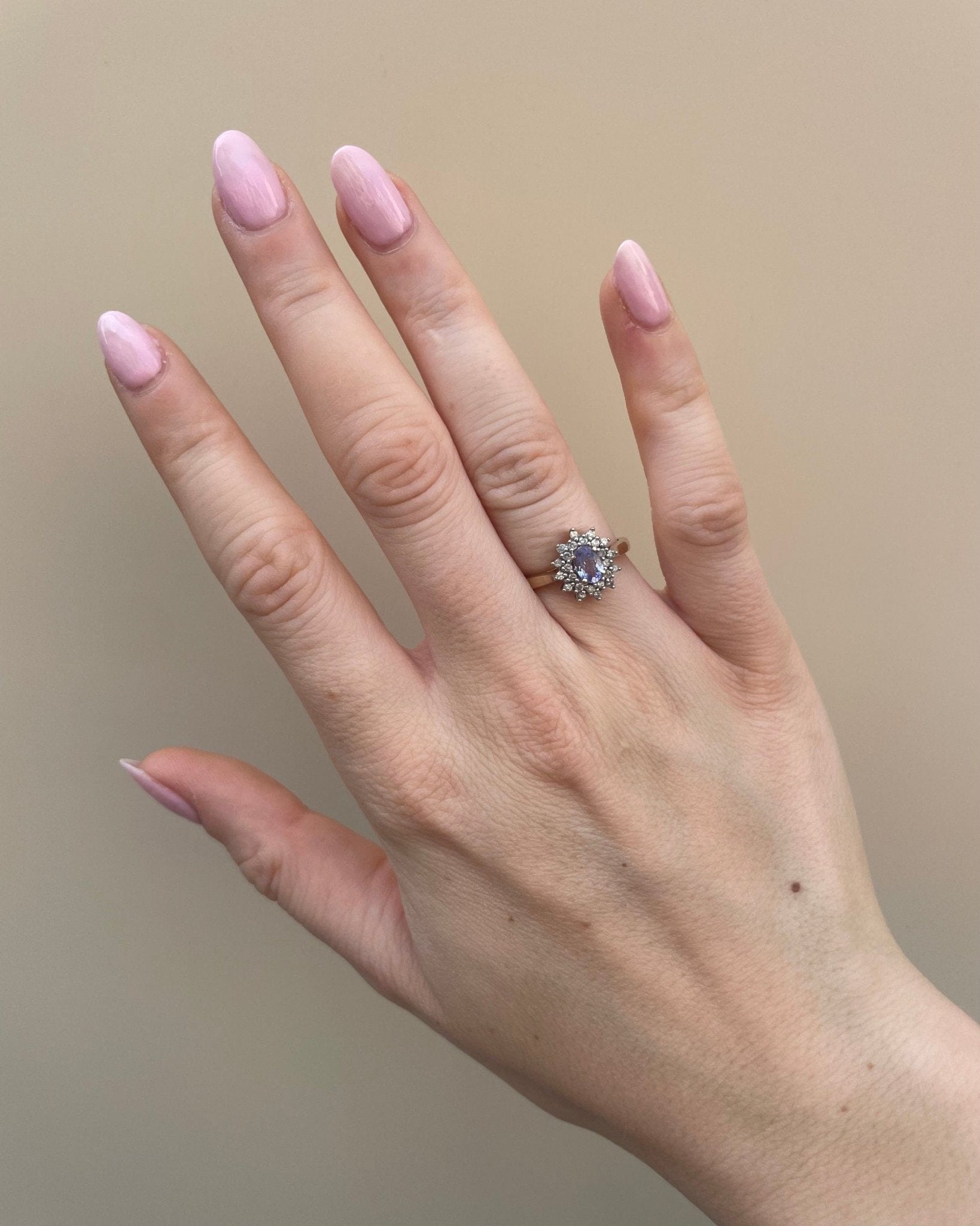 Bague Marguerite Aigue Marine 1.50 carat & Diamants "Ciel" - Elliade Paris