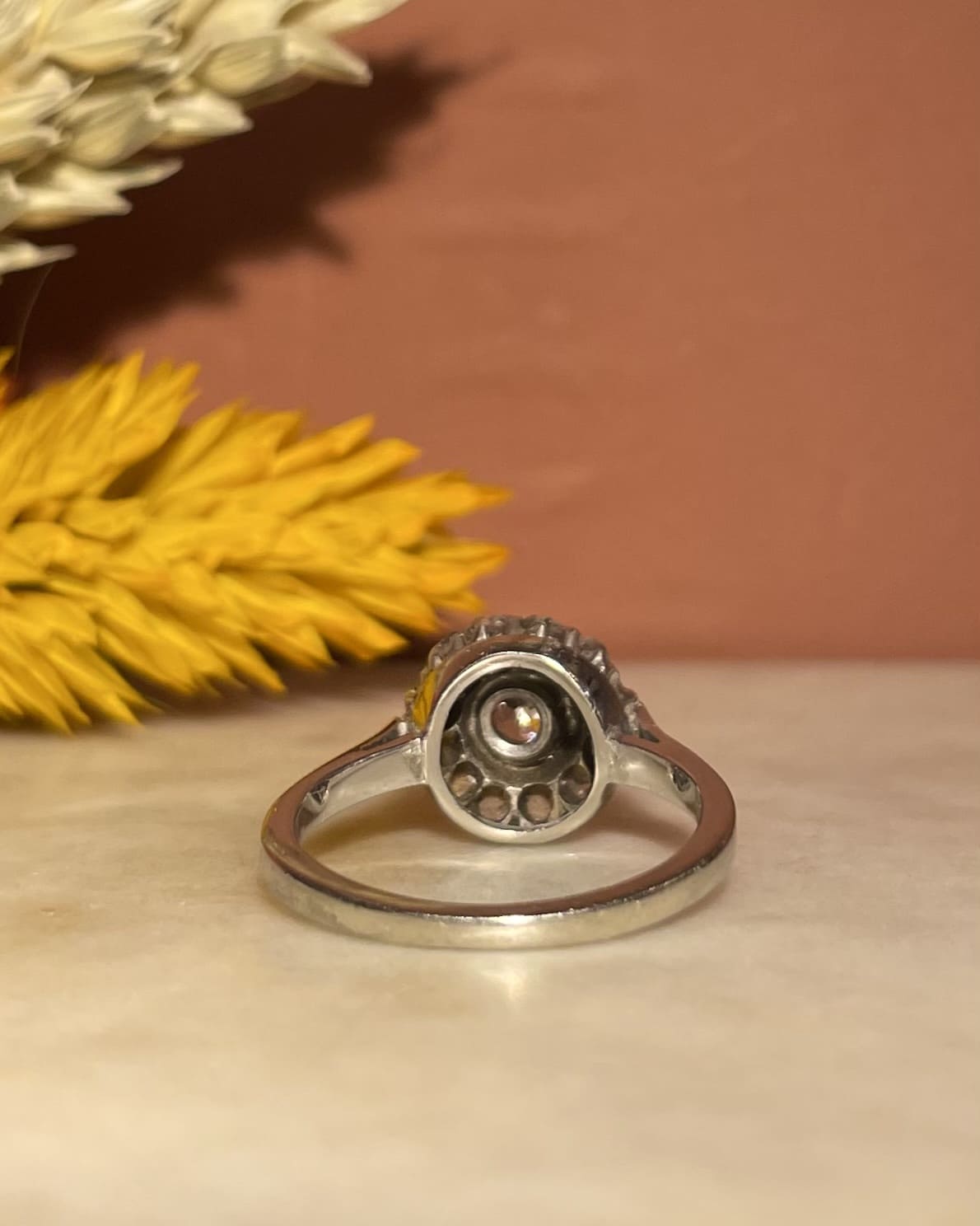 Bague Marguerite Art-Déco 13 Diamants "Scarletta"