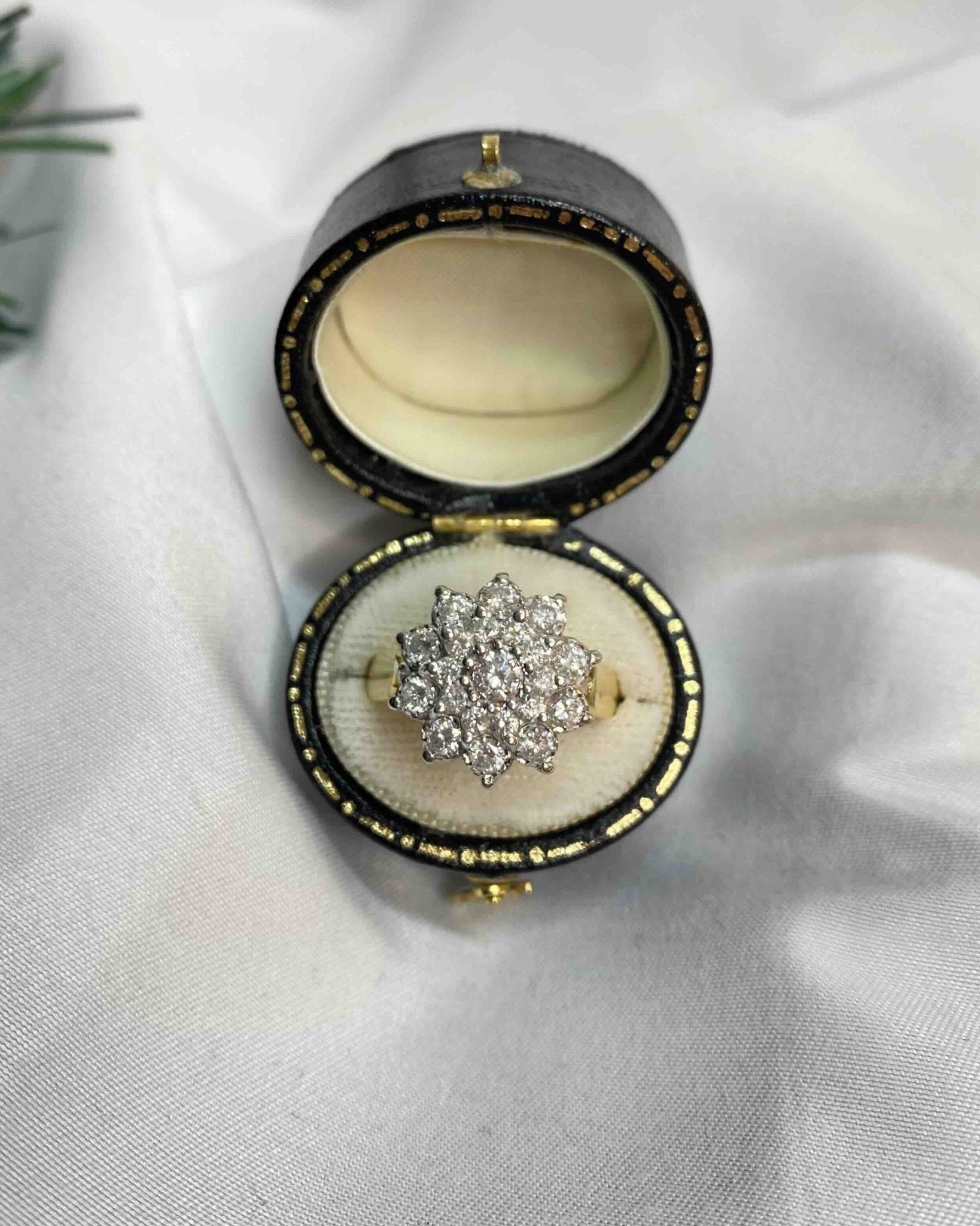 Bague marguerite diamant 1.20 carat "Monica" - Elliade Paris