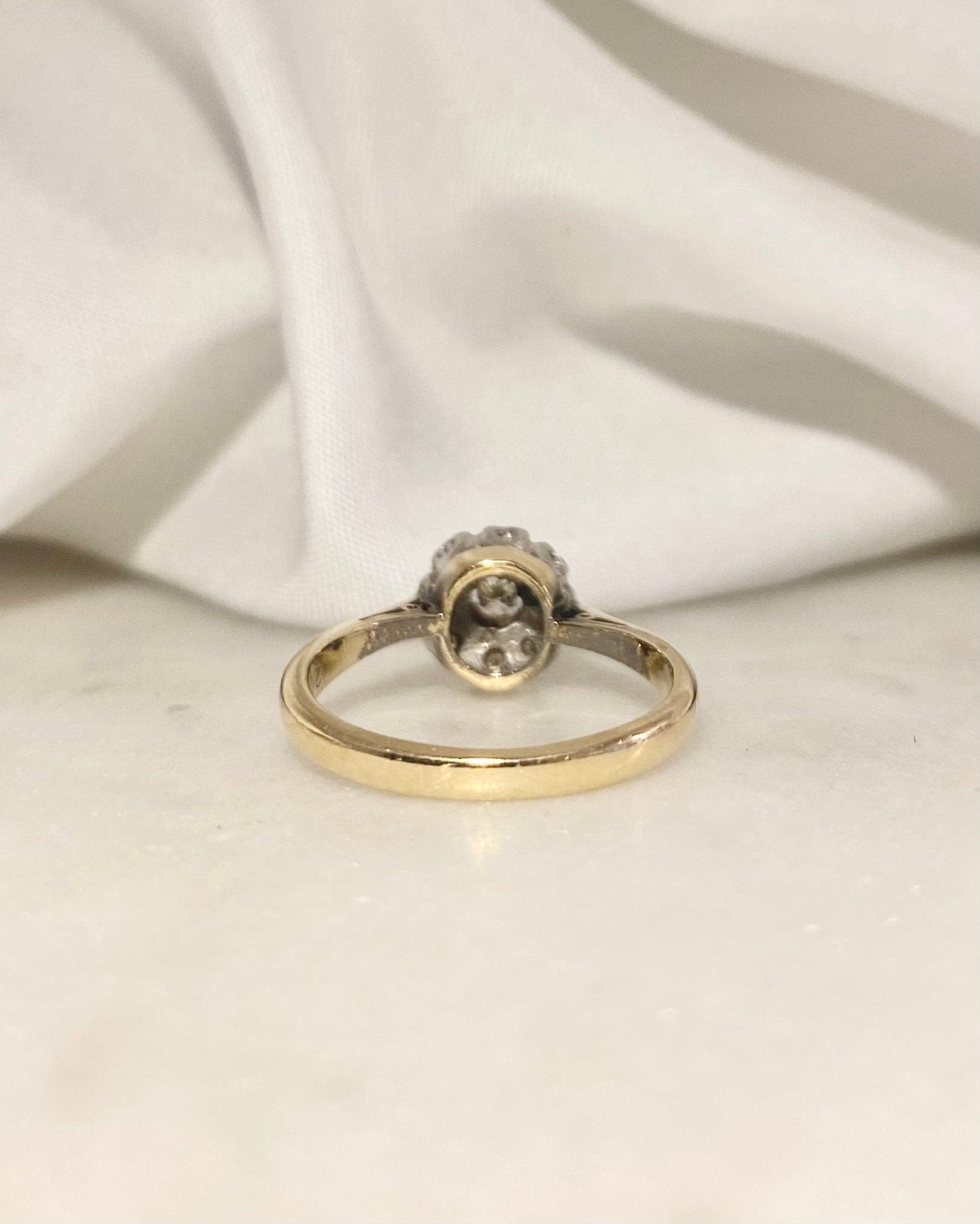 Bague Marguerite Diamants 0.16 carat "Zélie" - Elliade Paris