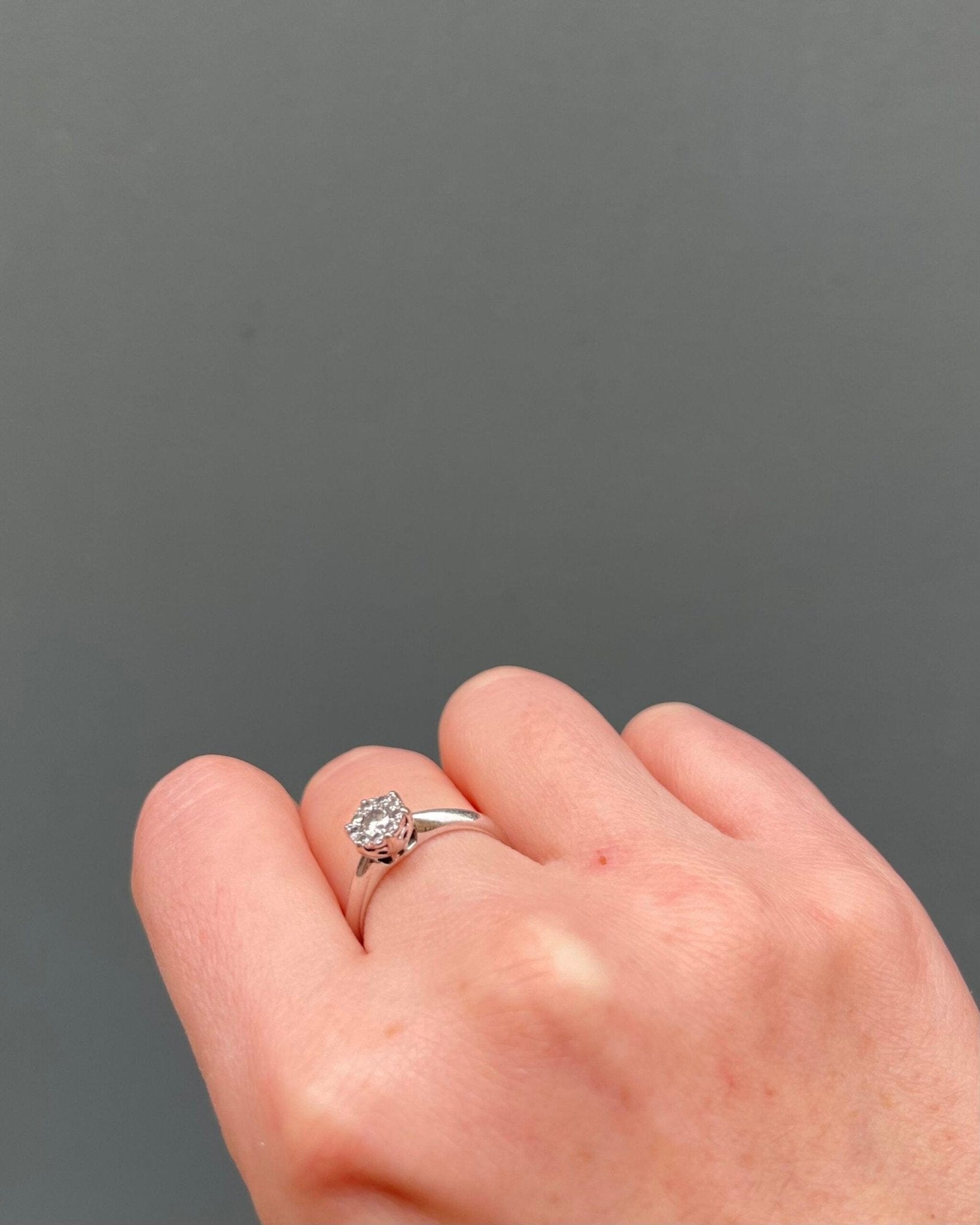 Bague Marguerite Diamants 0.24 carat "Zoé" - Elliade Paris