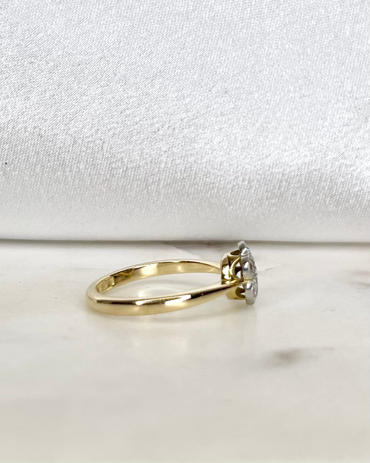 Bague Marguerite Diamants 0.30 carat "Stanis" - Elliade Paris