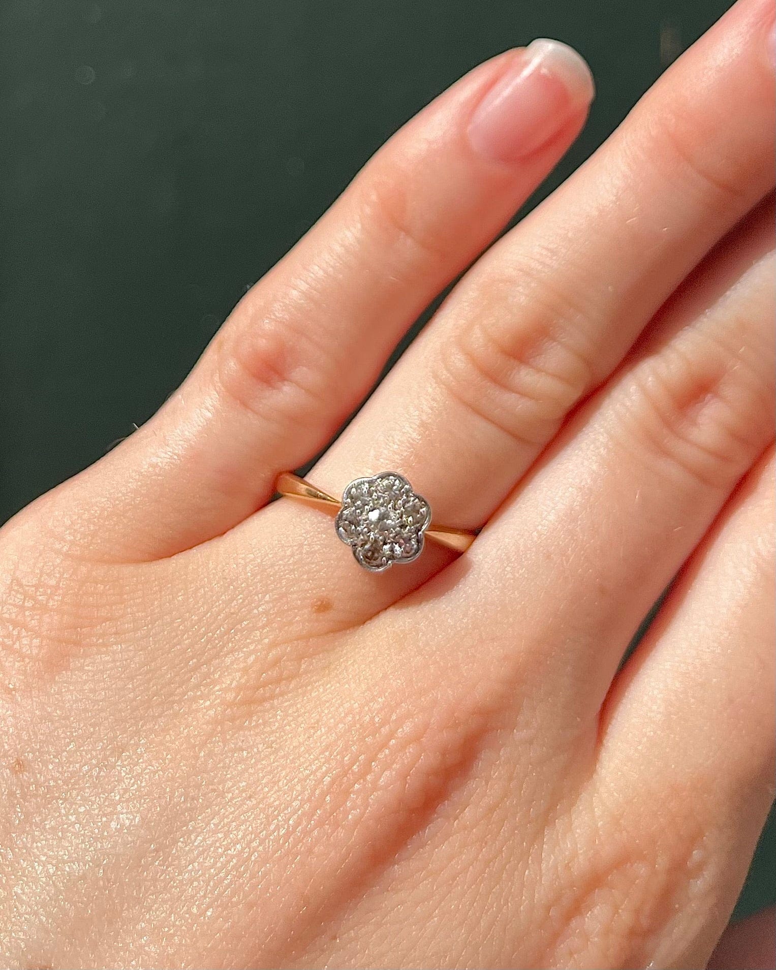 Bague Marguerite Diamants 0.30 carat "Stanis" - Elliade Paris