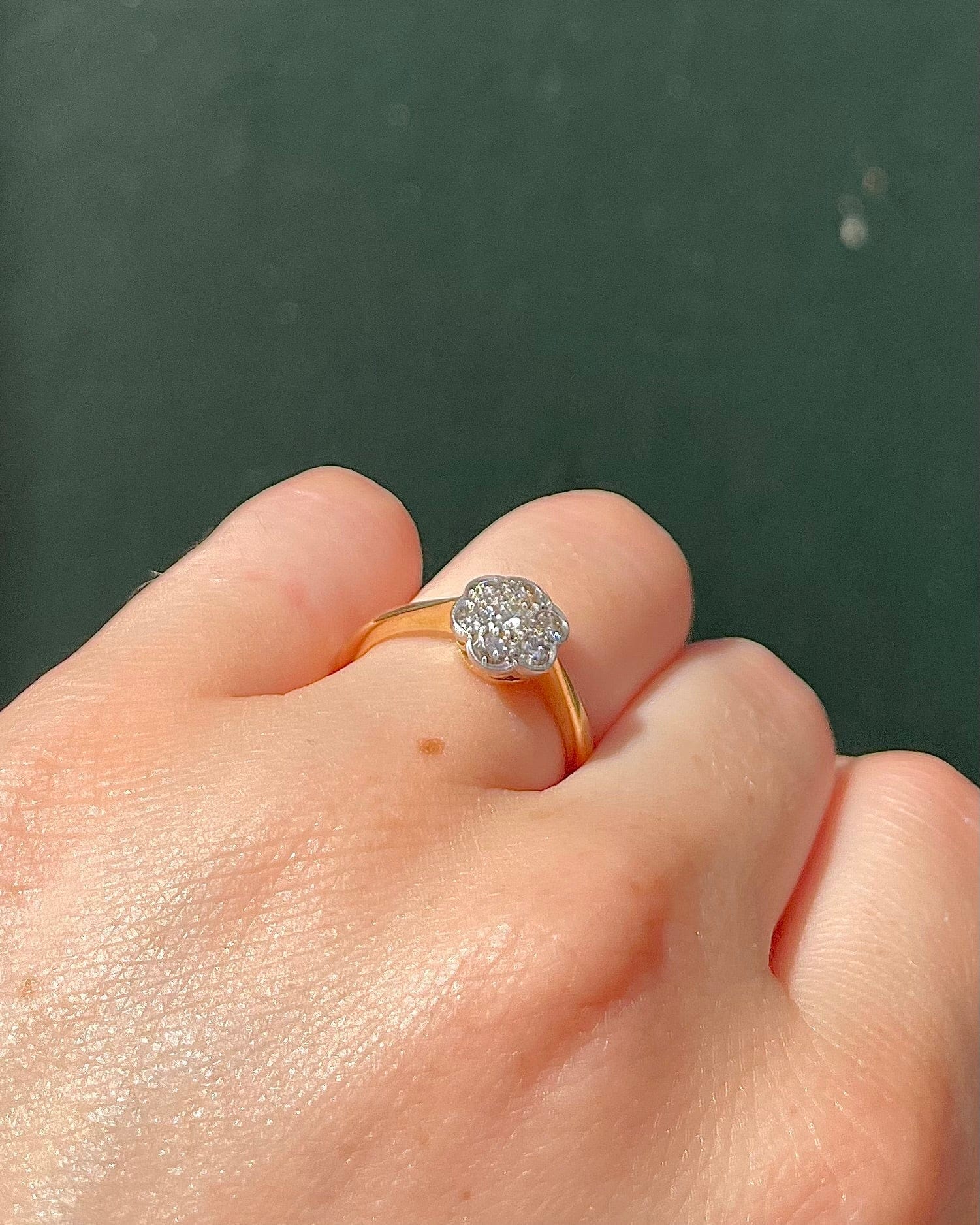 Bague Marguerite Diamants 0.30 carat "Stanis" - Elliade Paris