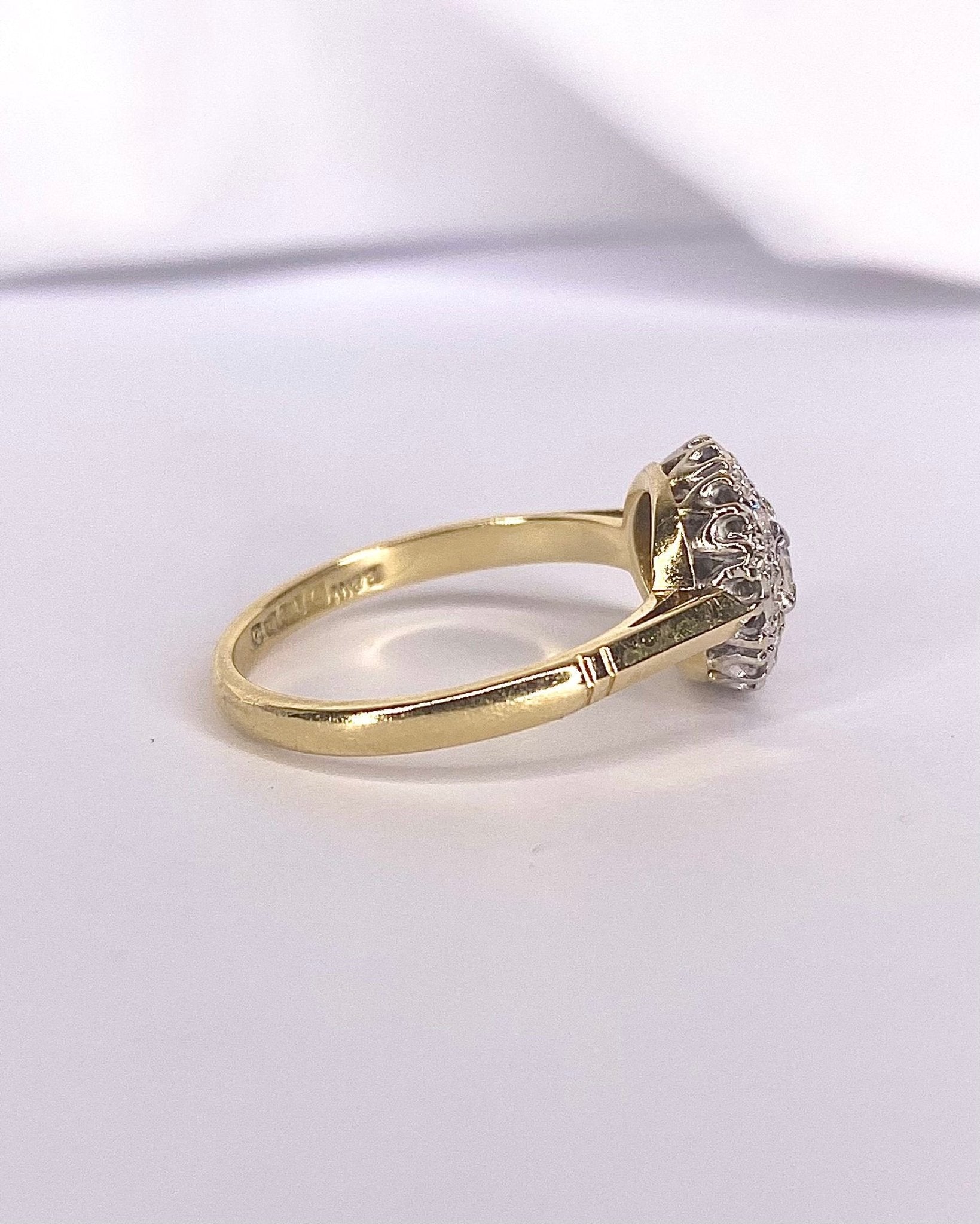 Bague Marguerite Diamants 0.36 carat "Aveline" - Elliade Paris