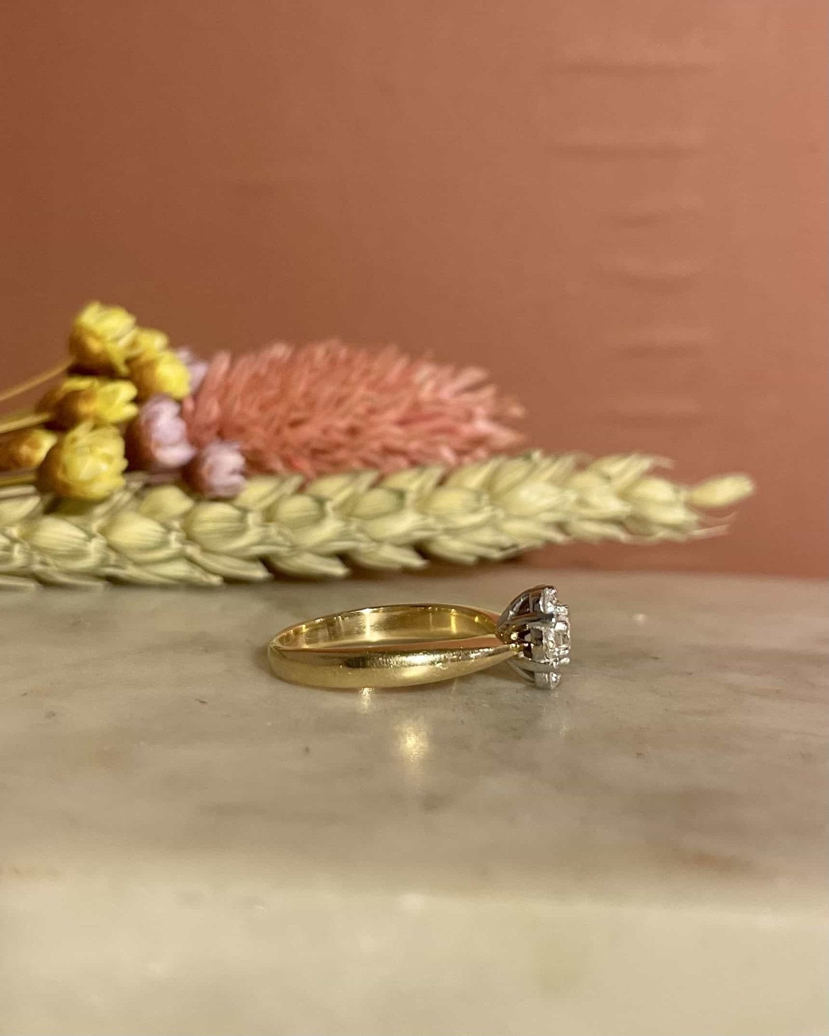 Bague Marguerite Diamants 0.40 carat "Mia" - Elliade Paris
