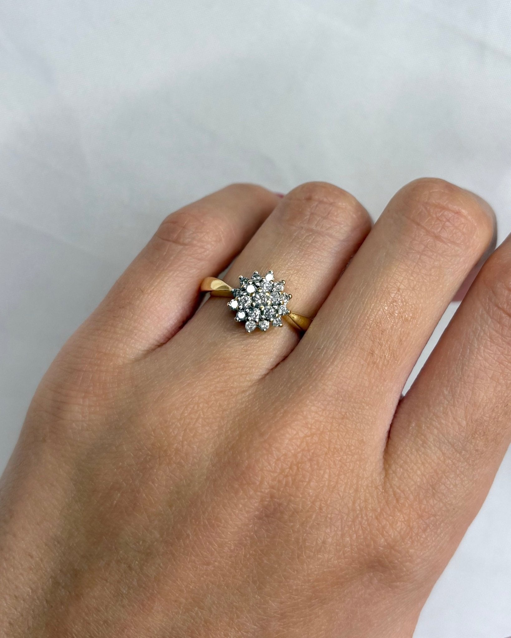 Bague Marguerite Diamants 0.41 carat "Noria" - Elliade Paris