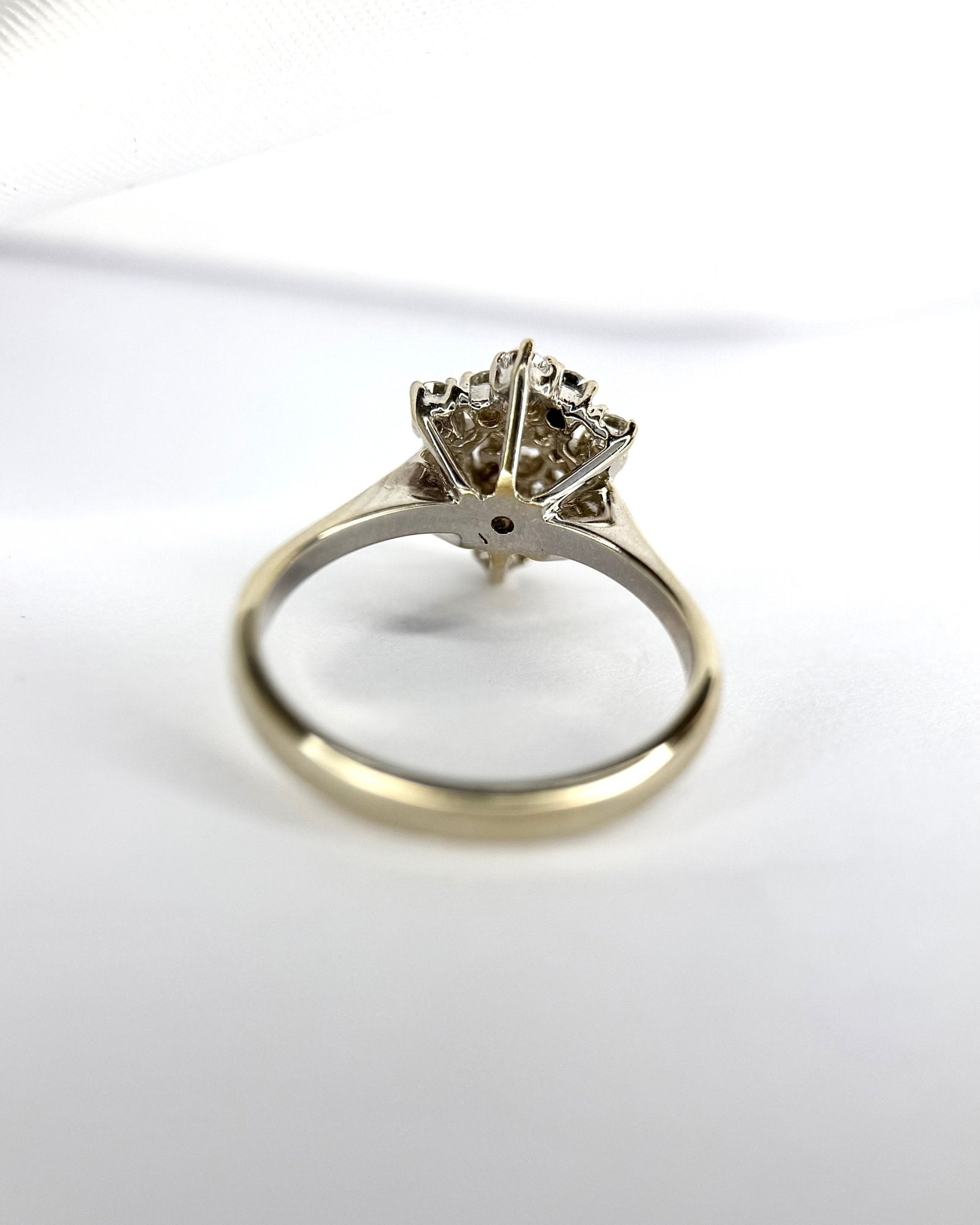 Bague Marguerite Diamants 0.46 carat 4.15g "Valérie" - Elliade Paris