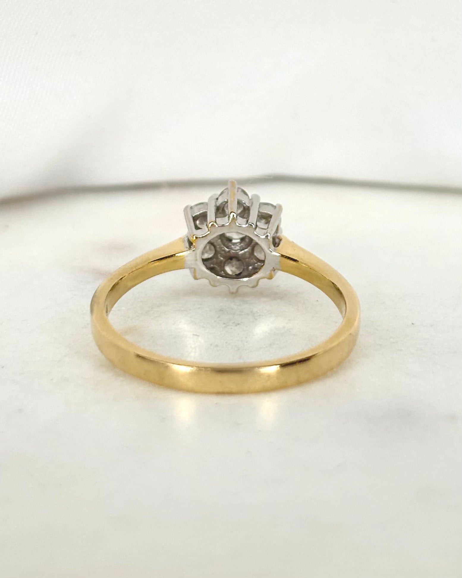 Bague Marguerite Diamants 0.49 carat "Iseult" - Elliade Paris