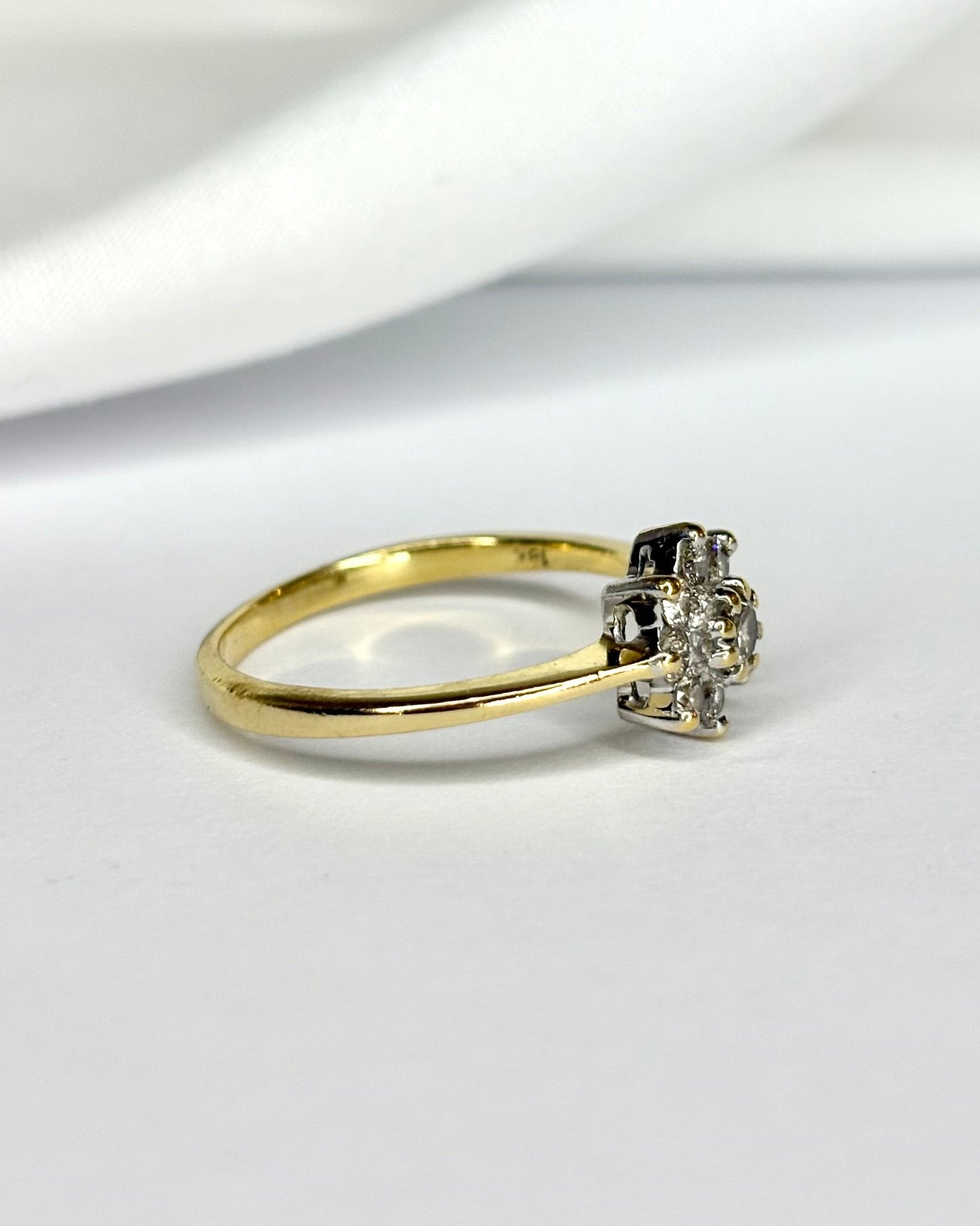 Bague Marguerite Diamants 0.50 carat "Aria" - Elliade Paris