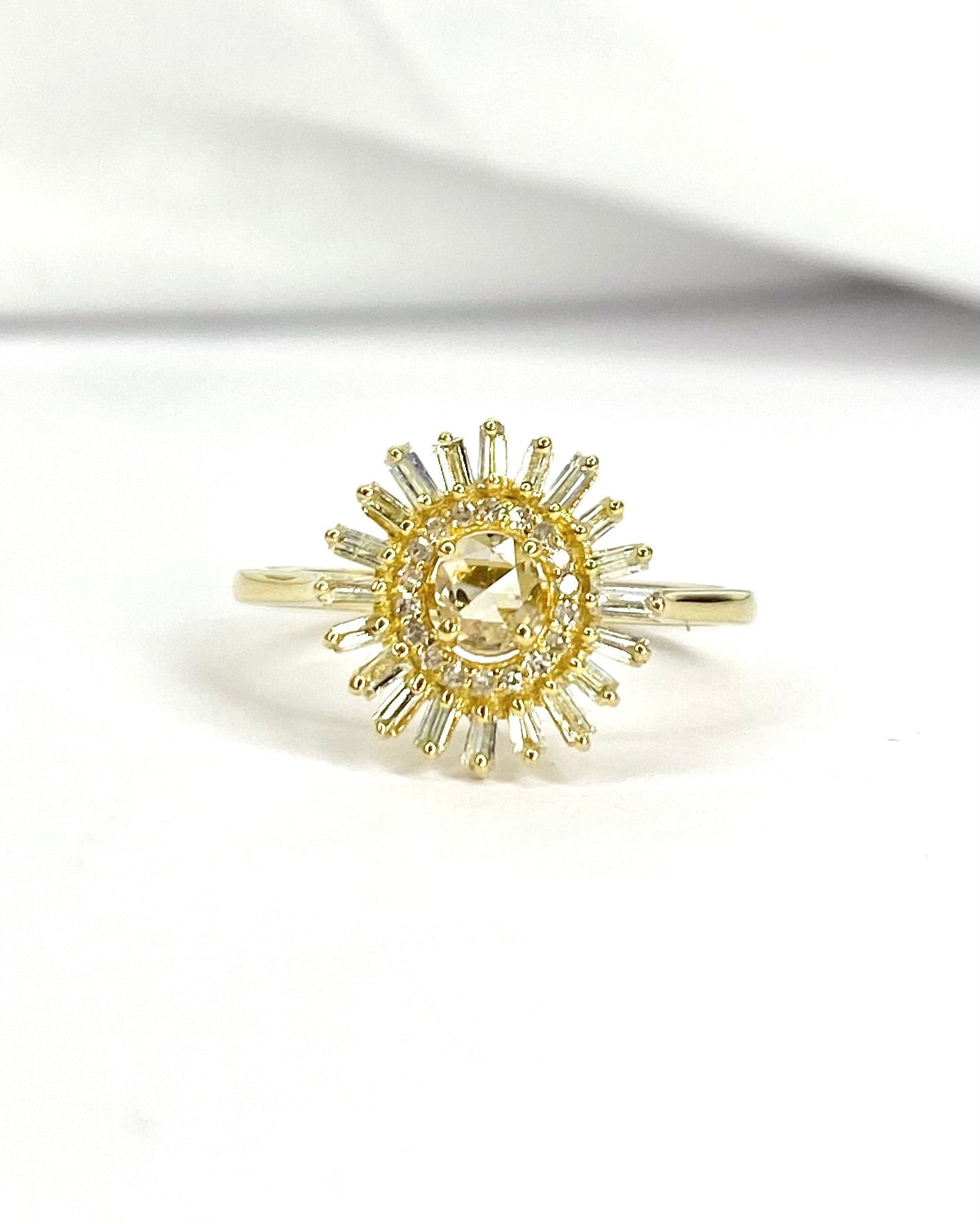 Bague Marguerite Diamants 0.55 carat "Julia" - Elliade Paris