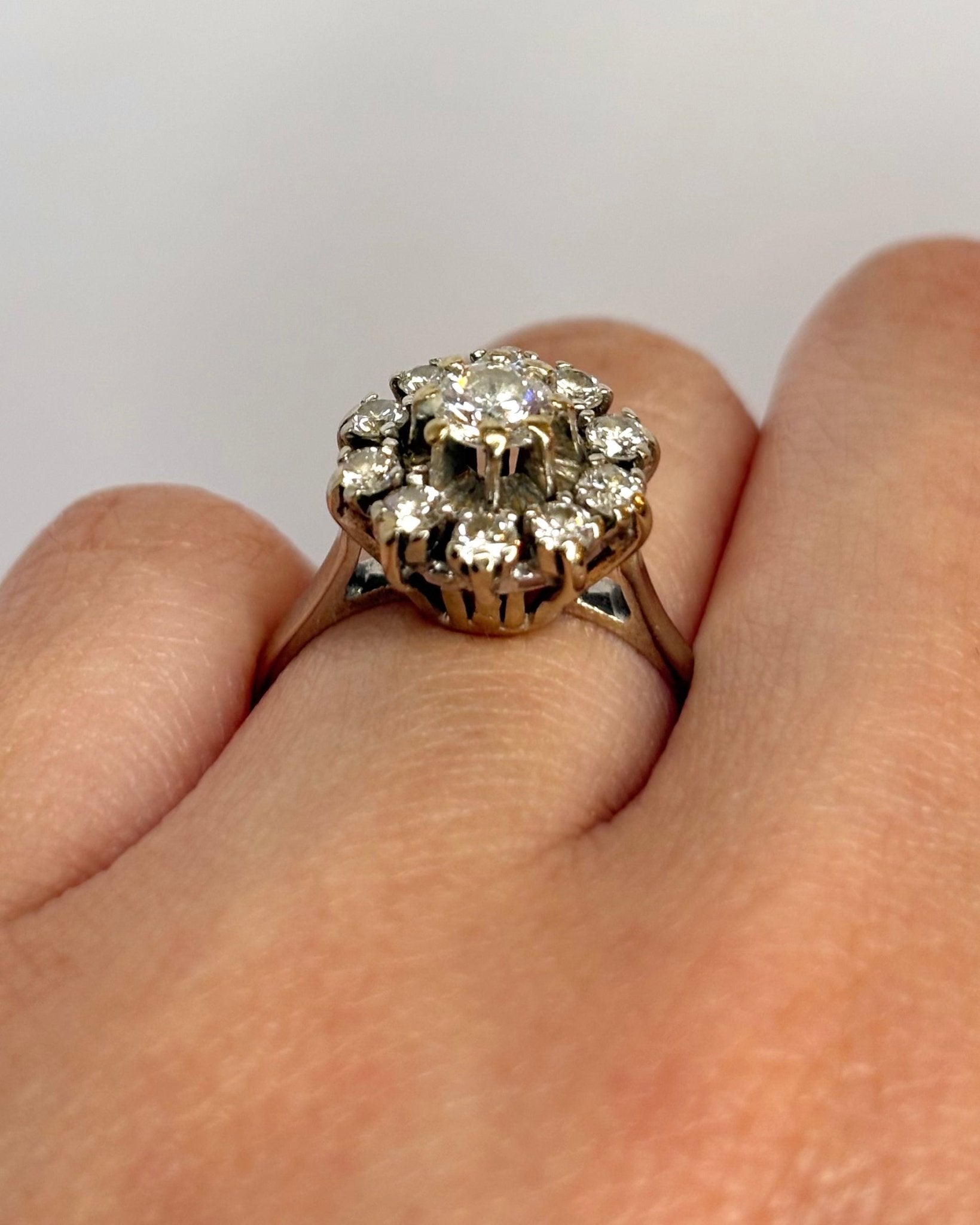 Bague Marguerite Diamants 0.60 carat "Elinda" - Elliade Paris