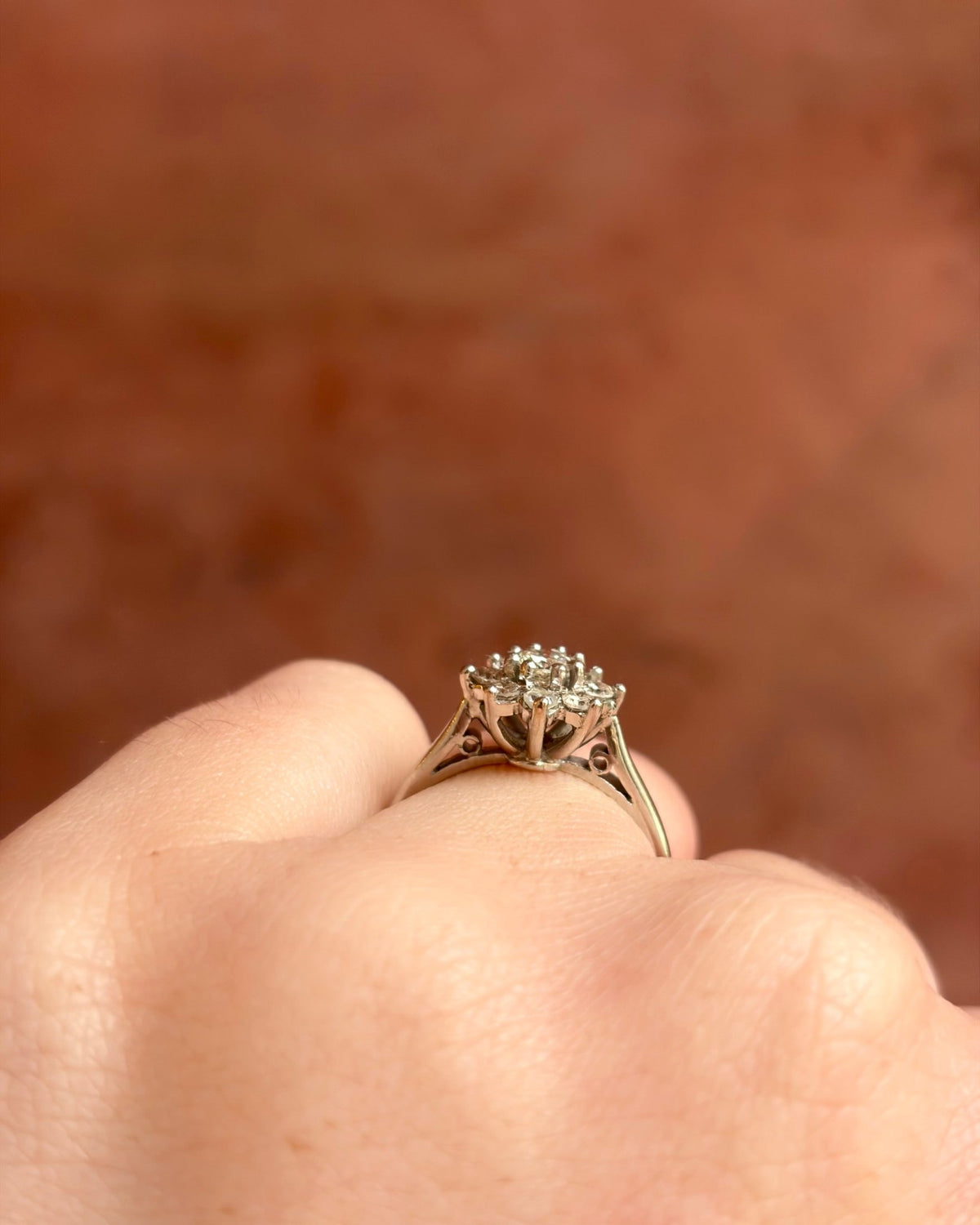 Bague Marguerite Diamants 0.60 carat "Jennie" - Elliade Paris