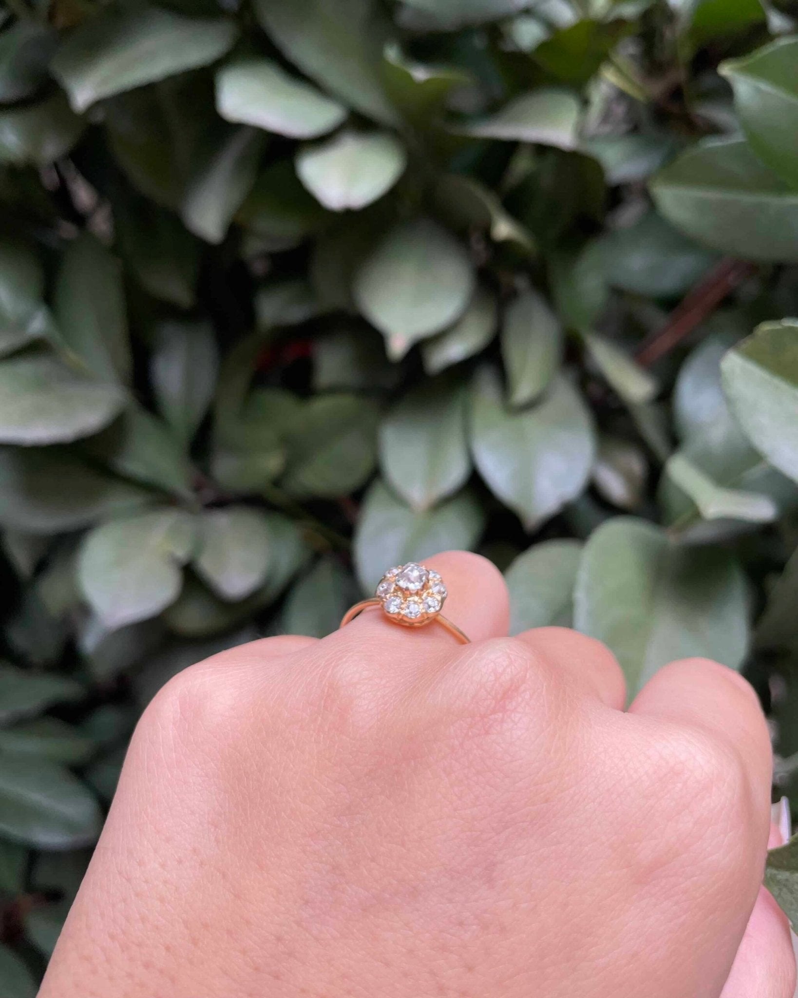 Bague Marguerite Diamants 0.70 carat "Cloé" - Elliade Paris