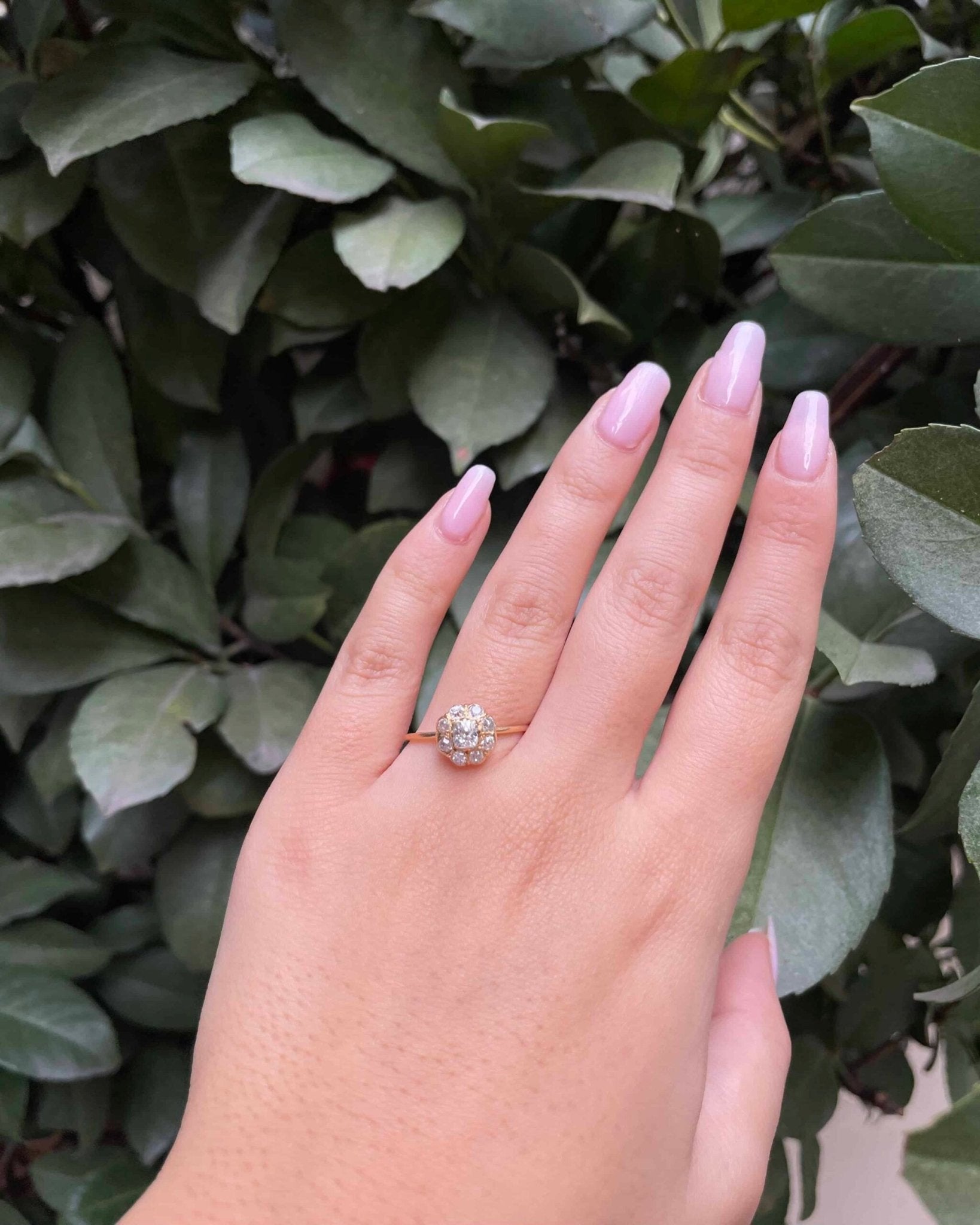 Bague Marguerite Diamants 0.70 carat "Cloé" - Elliade Paris