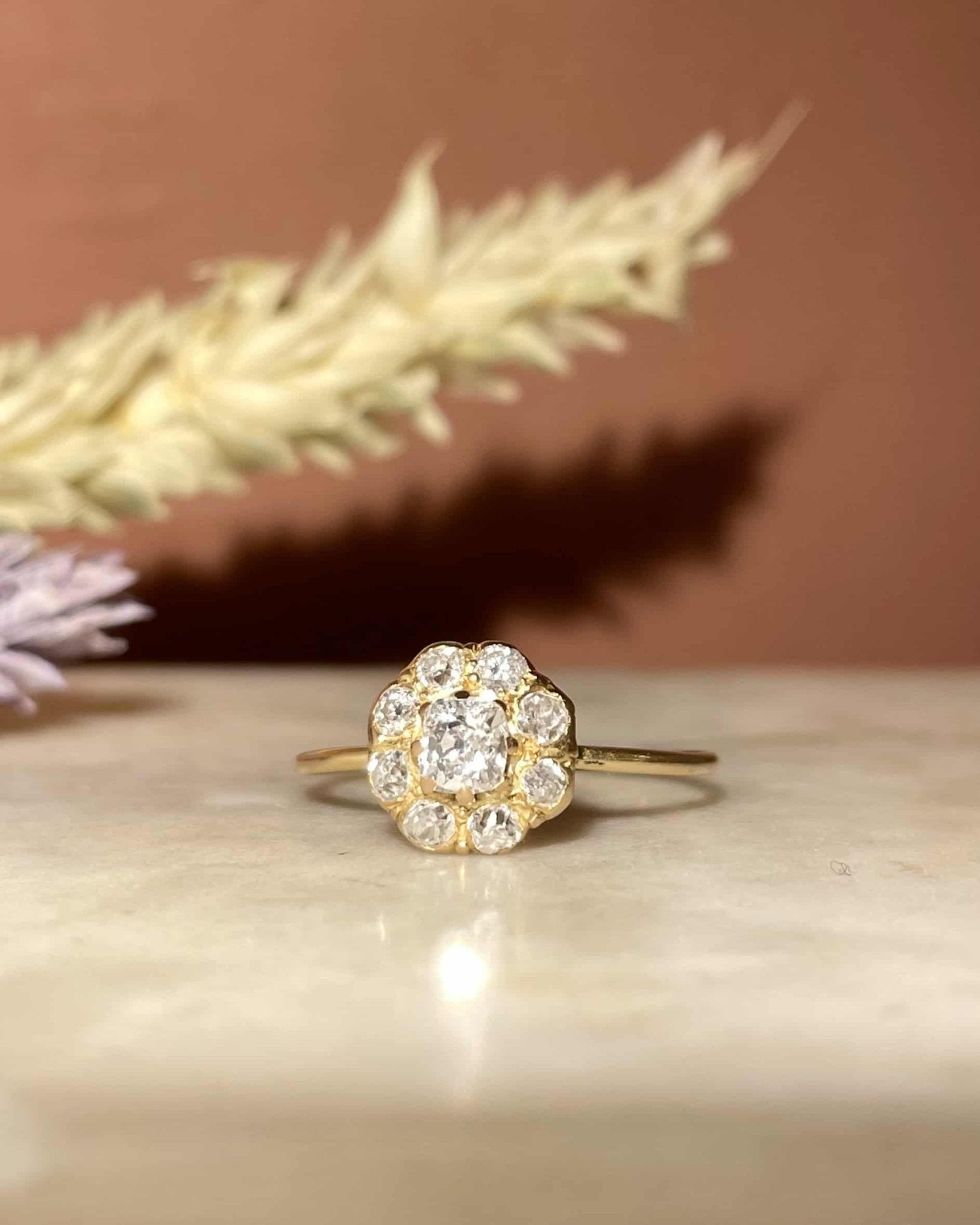 Bague Marguerite Diamants 0.70 carat "Cloé" - Elliade Paris