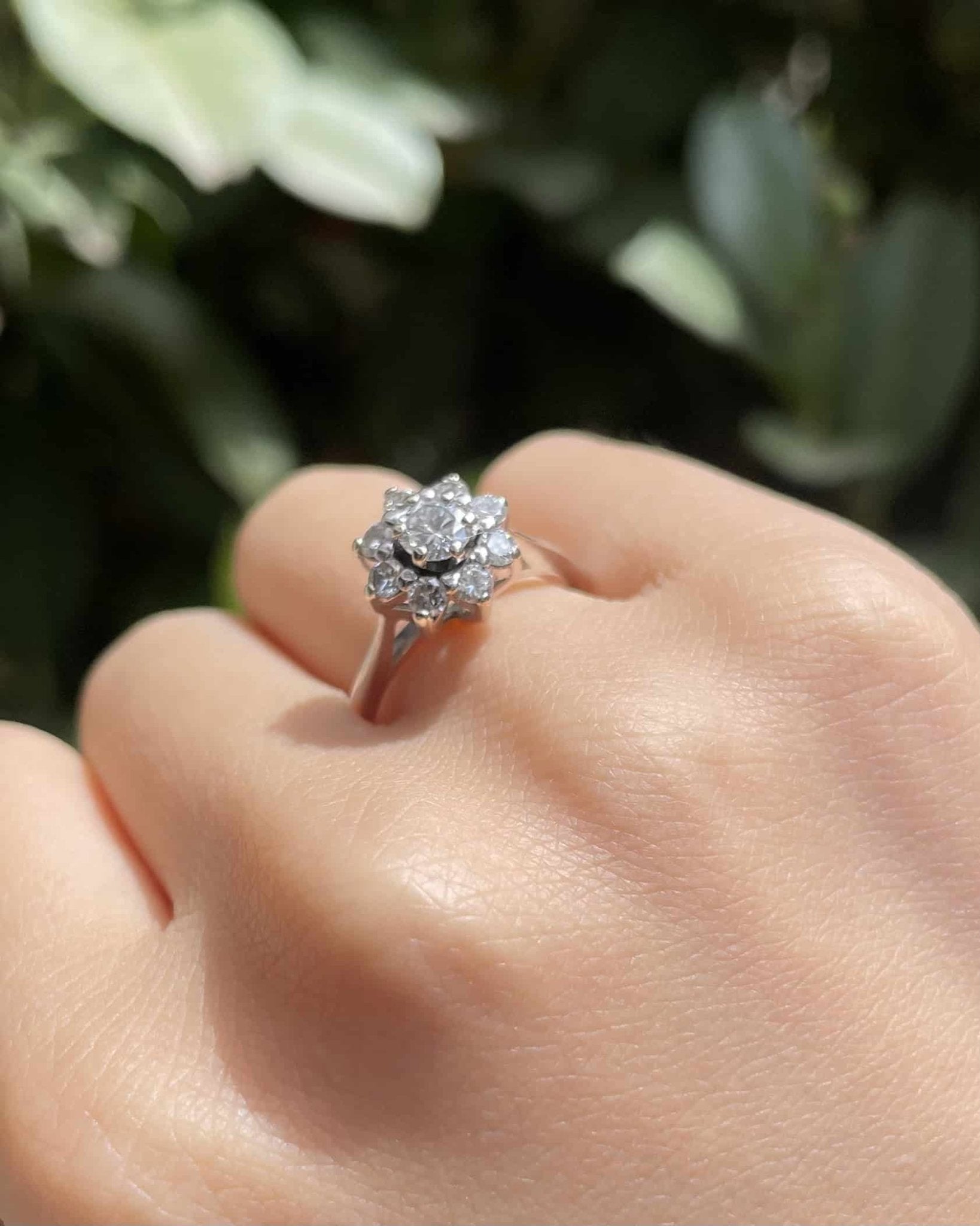 Bague Marguerite Diamants 0.70 Carat "Xylie" - Elliade Paris