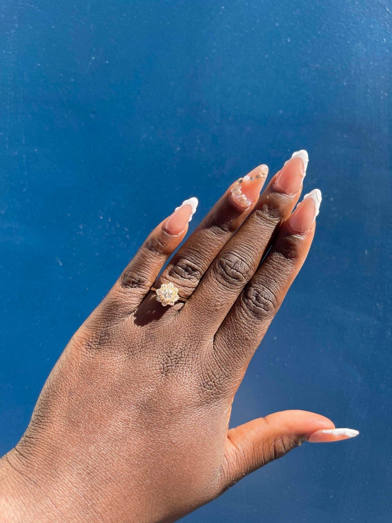 Bague Marguerite Diamants 0.77 Carat "Nora" - Elliade Paris