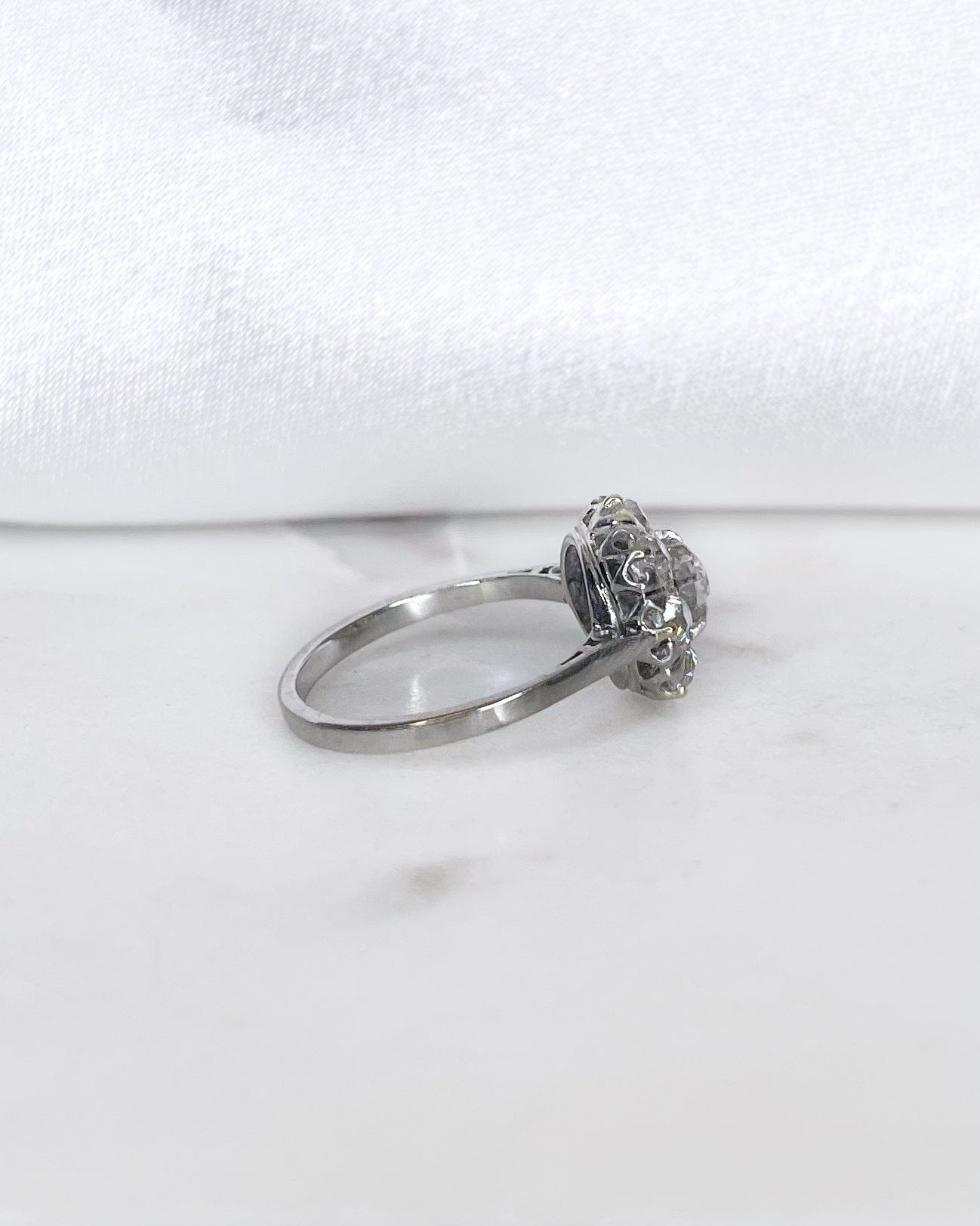 Bague Marguerite Diamants 1.09 carat "Tyla" - Elliade Paris