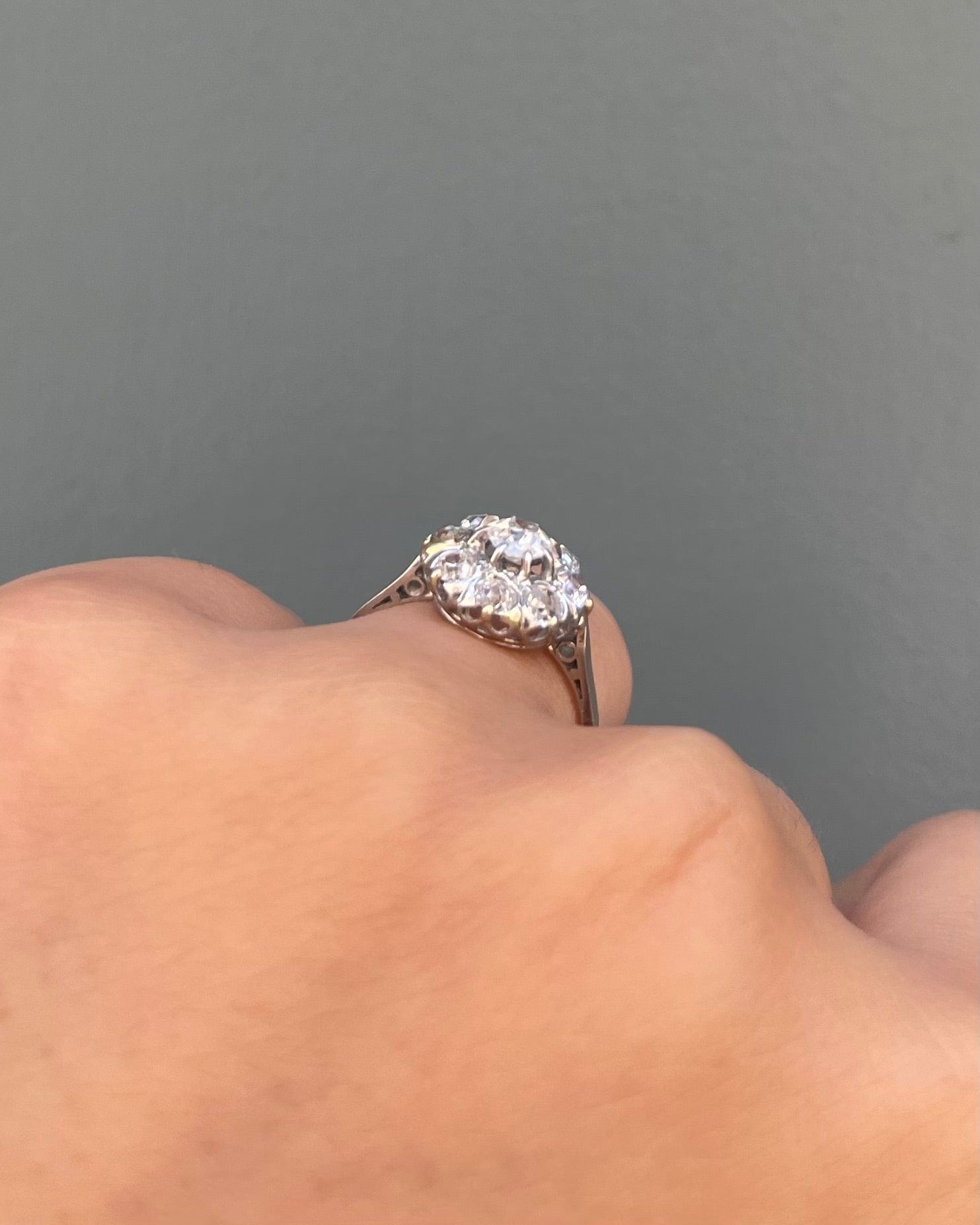 Bague Marguerite Diamants 1.09 carat "Tyla" - Elliade Paris