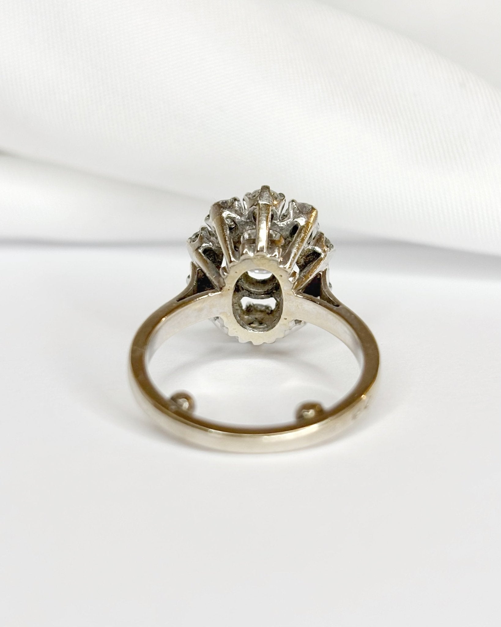 Bague Marguerite Diamants 1.10 carat "Florine" - Elliade Paris