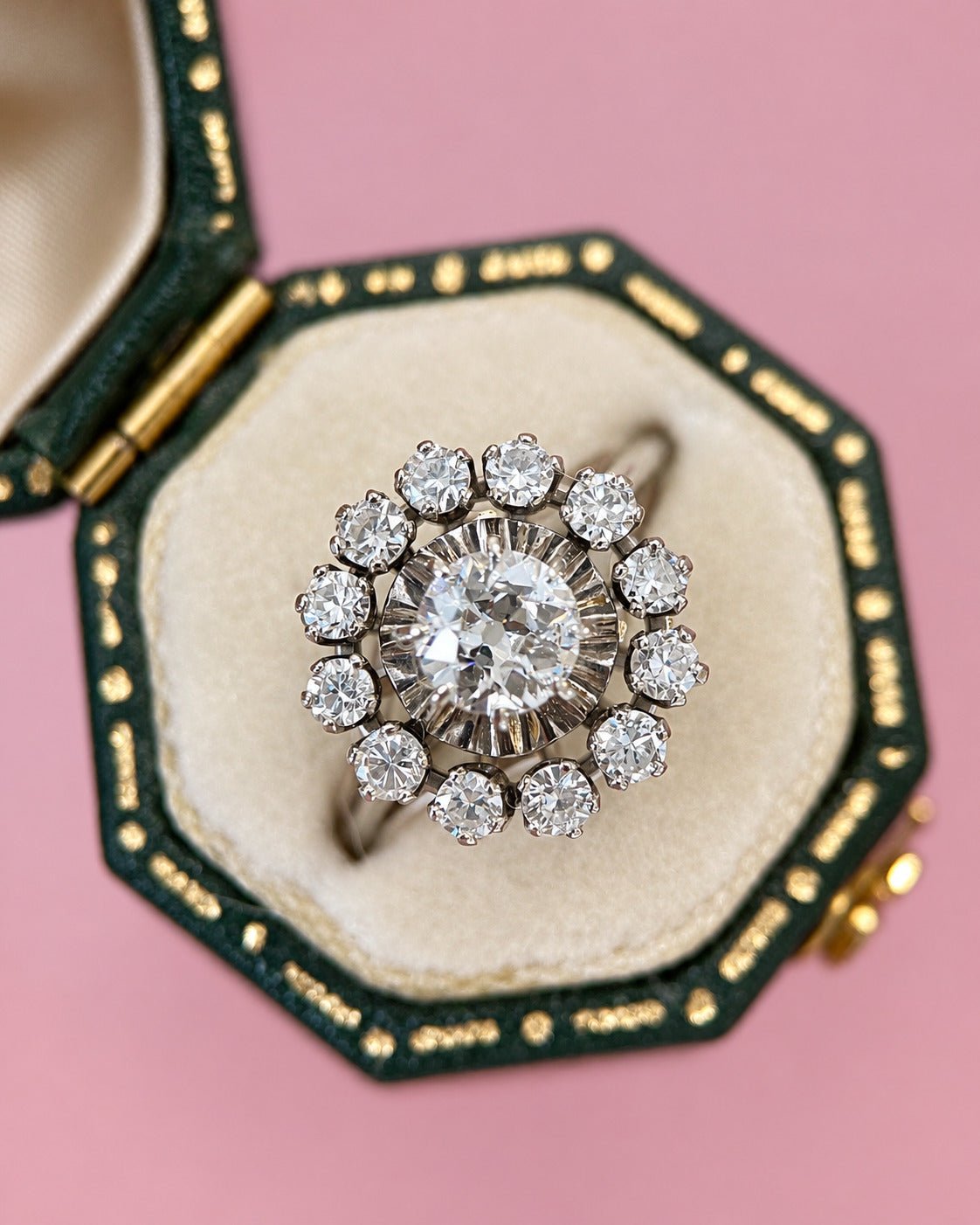 Bague Marguerite Diamants 1.17 carat 4.91g "Joëlle" - Elliade Paris