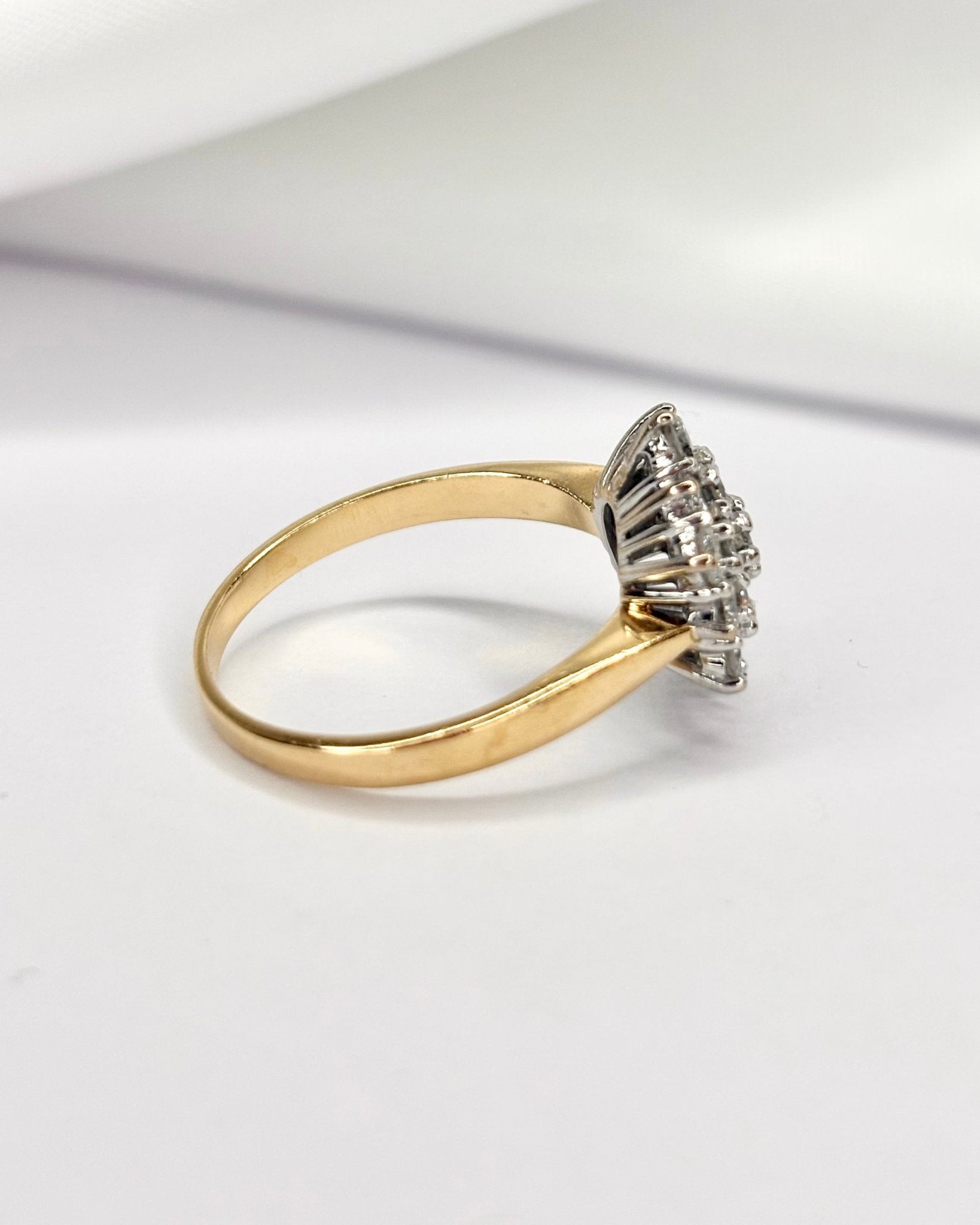 Bague Marguerite Diamants 1.19 carat "Megan" - Elliade Paris