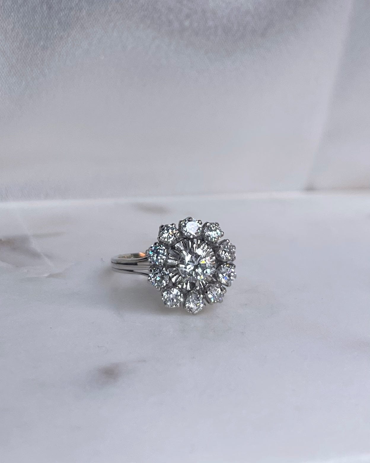 Bague Marguerite Diamants 1.35 carat “Daphné” - Elliade Paris