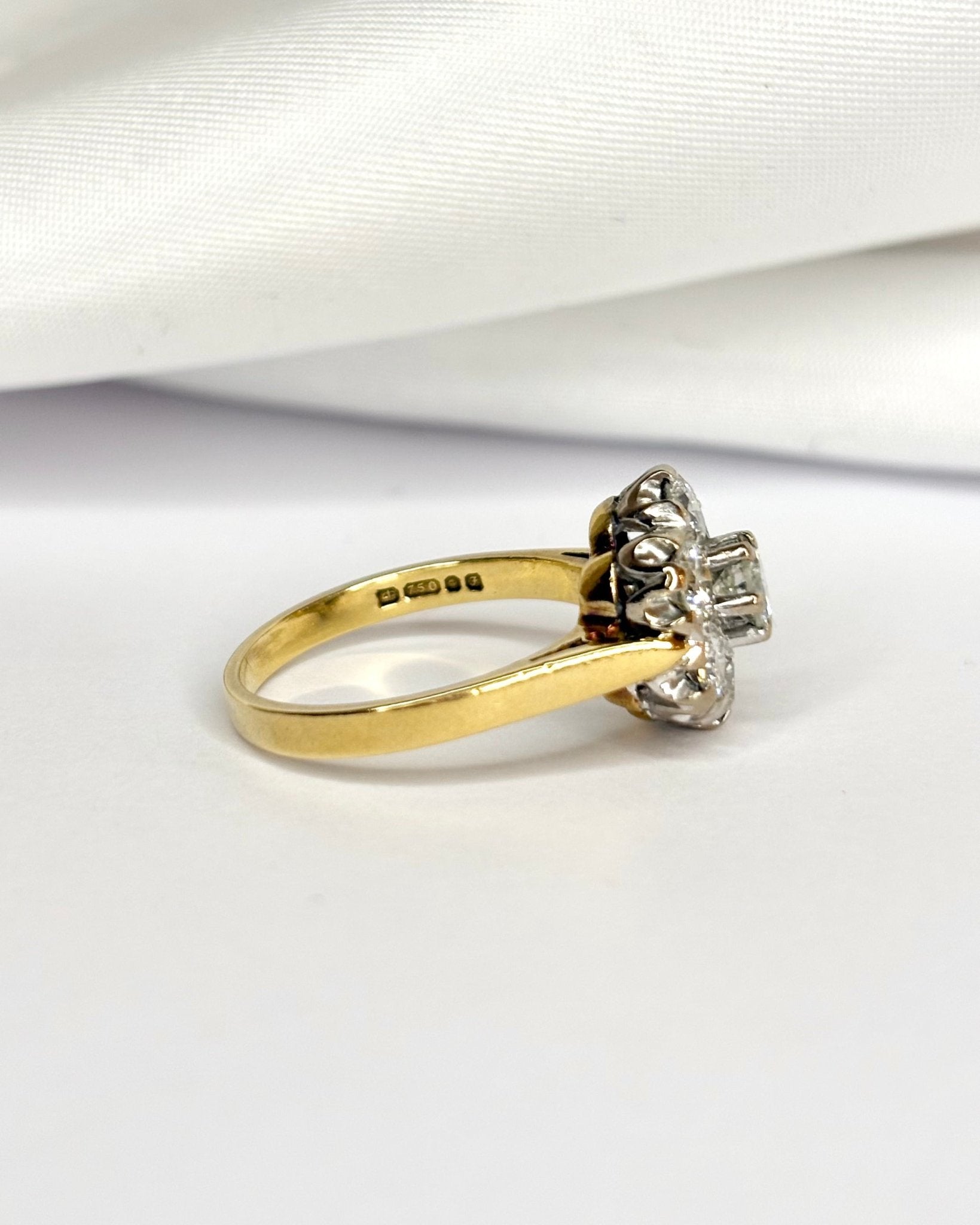 Bague Marguerite Diamants 1.50 carat "Mina" - Elliade Paris