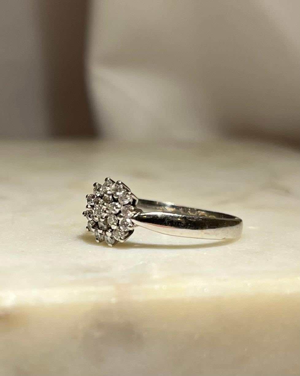 Bague Marguerite Diamants "Adèle" - Elliade Paris