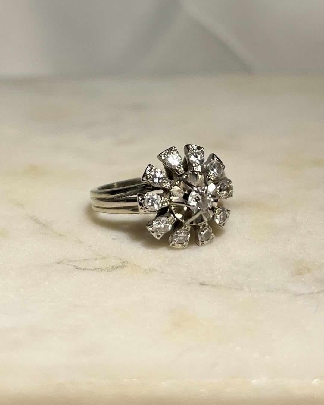 Bague Marguerite Diamants "Alizée" - Elliade Paris