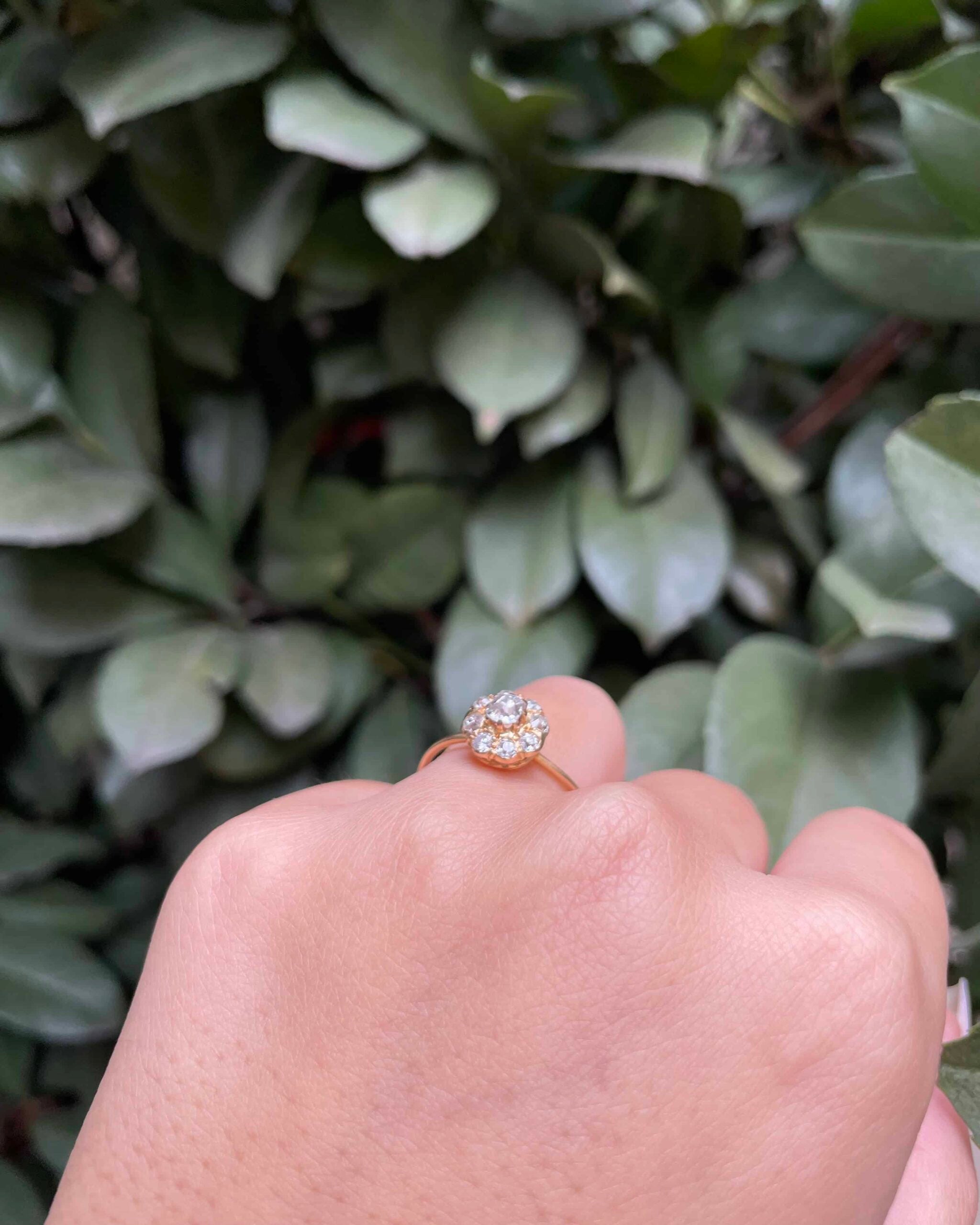 Bague Marguerite Diamants 0.70 carat "Cloé"