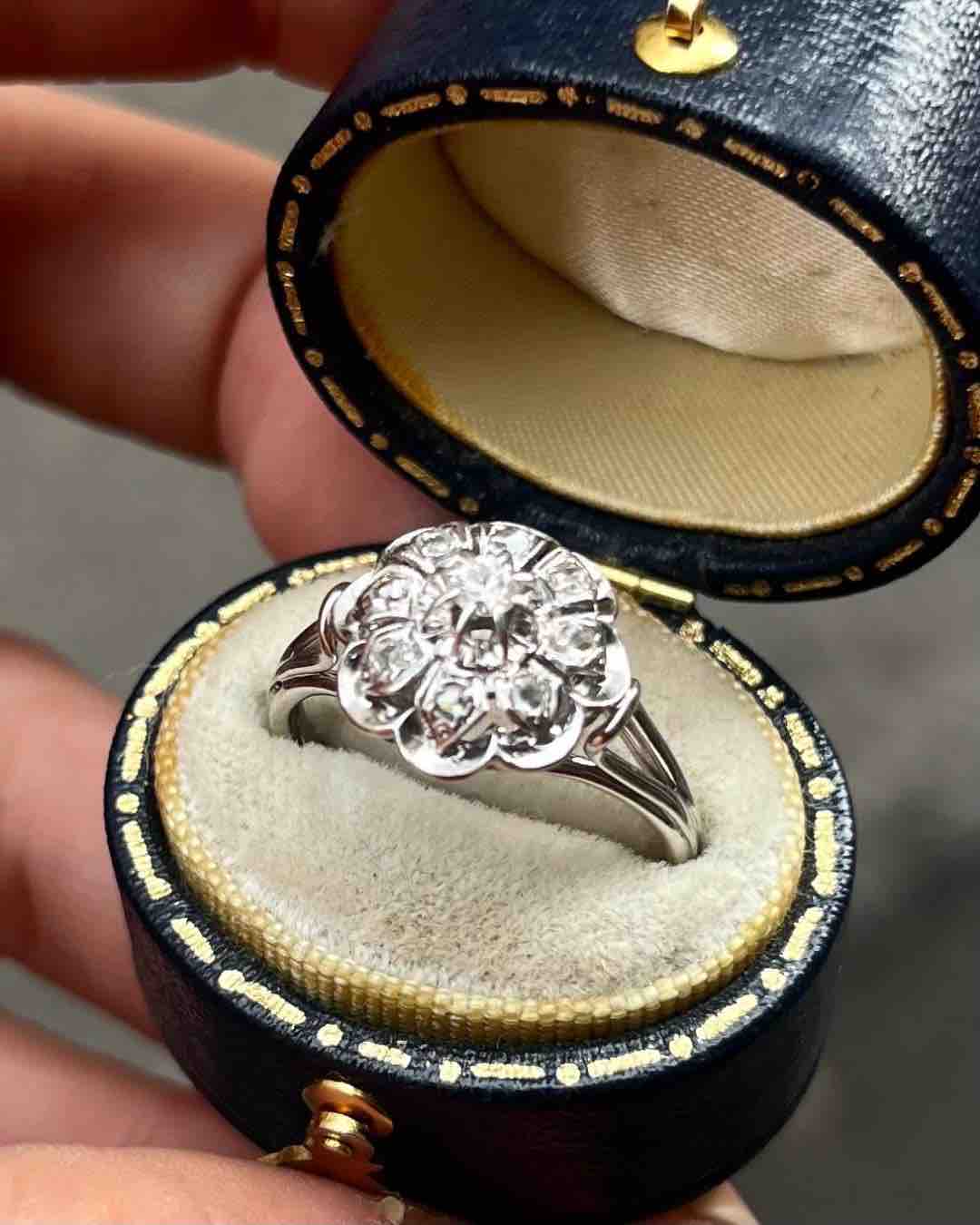 Bague Marguerite Diamants "Gilmore" - Elliade Paris
