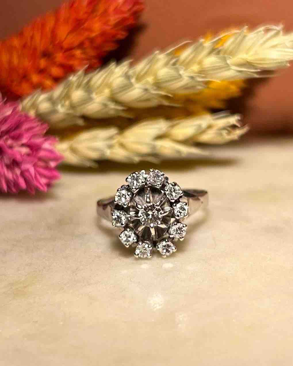 Bague Marguerite Diamants "Johara" - Elliade Paris