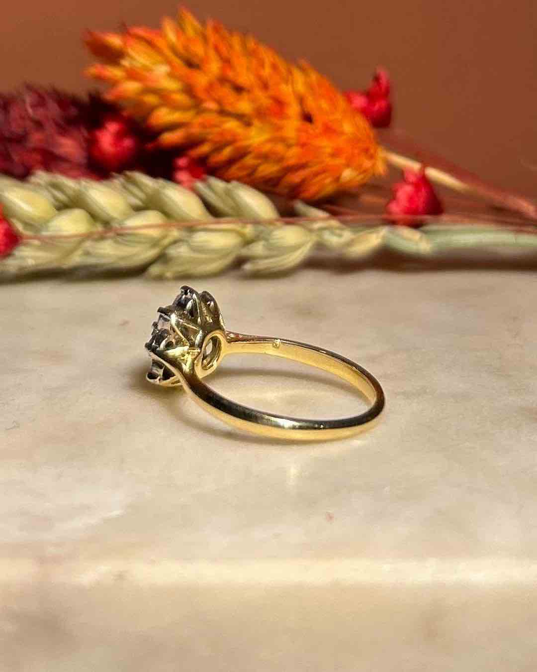 Bague Marguerite Diamants "Lila" - Elliade Paris