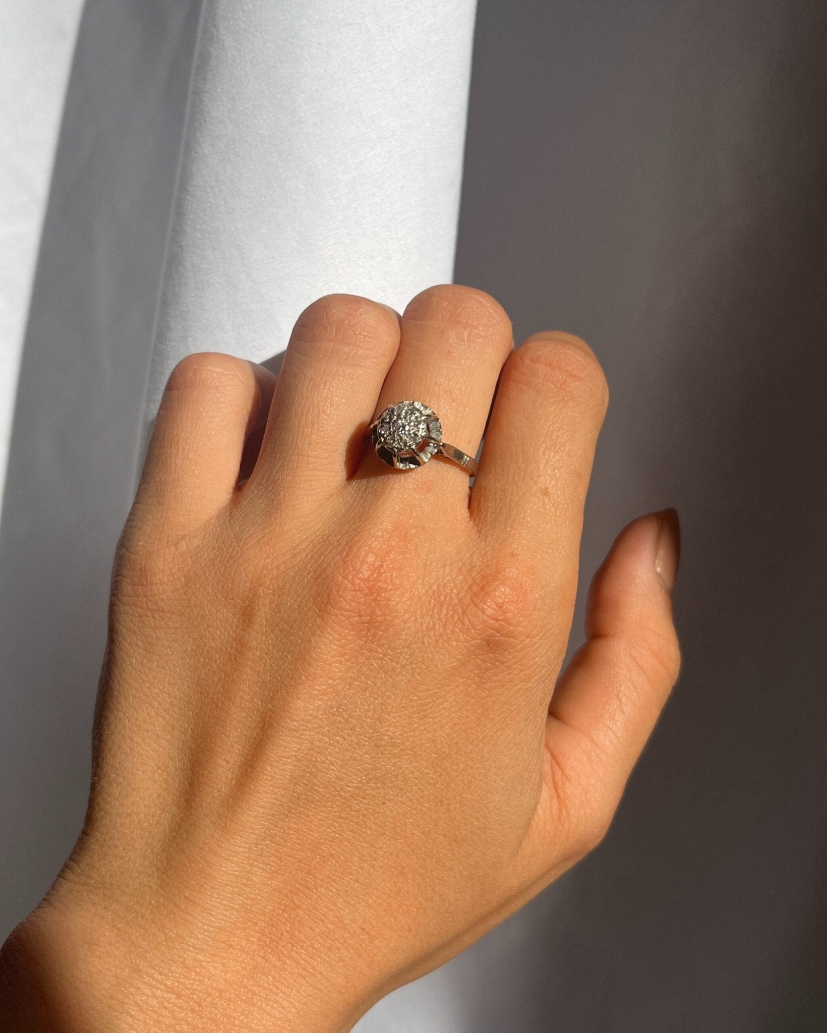 Bague Marguerite Diamants "Riya" - Elliade Paris