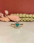Bague Marguerite Émeraude & Diamants "Adelyn" - Elliade Paris