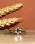 Bague Marguerite Émeraude & Diamants "Cécile" - Elliade Paris