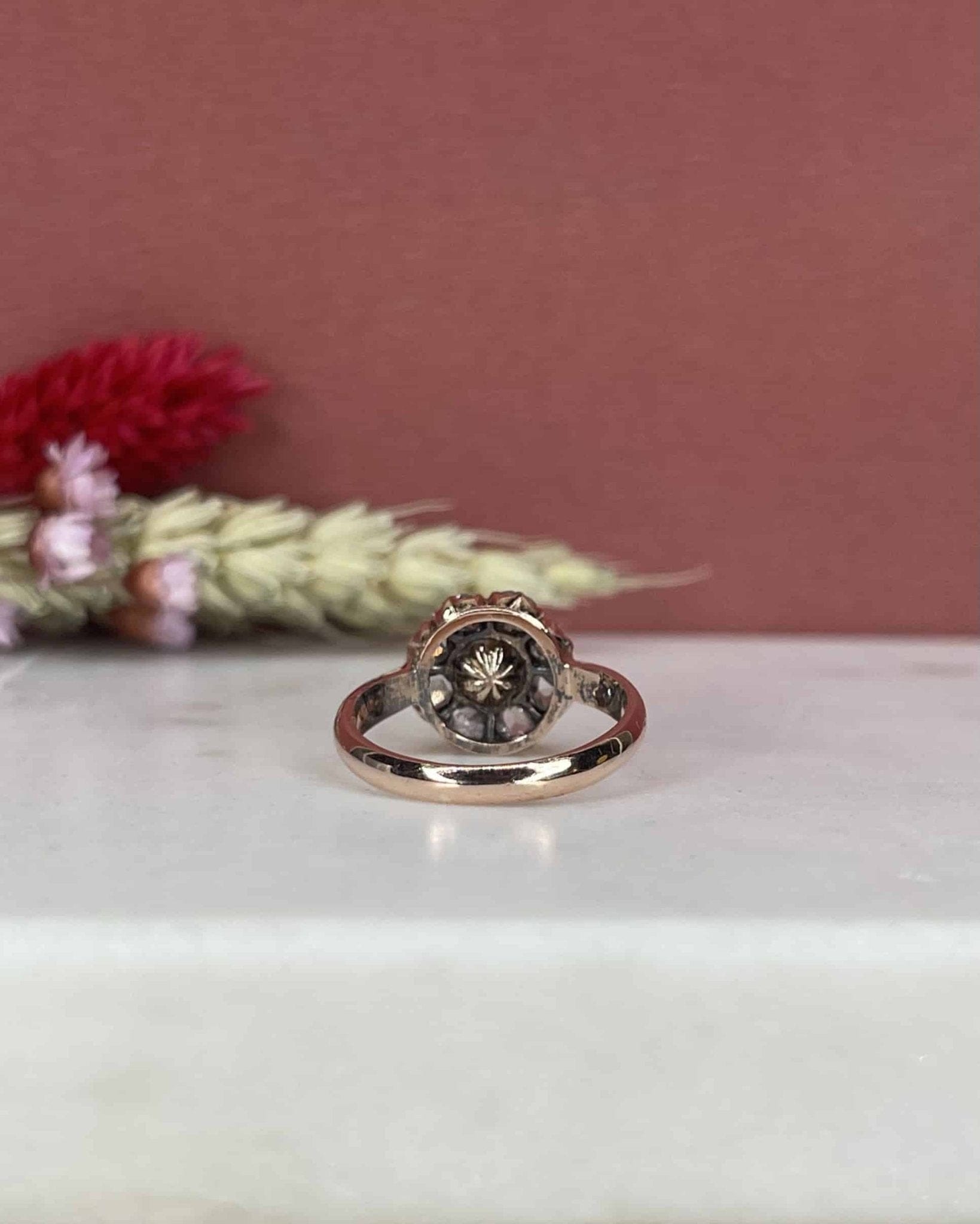 Bague Marguerite Perle & Diamants "Anaïa" - Elliade Paris