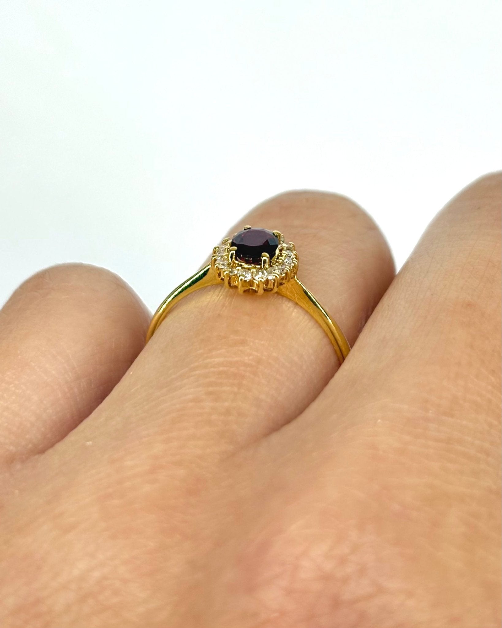 Bague Marguerite Rubis & Diamants "Esmée" - Elliade Paris