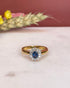 Bague Marguerite Saphir 0.43 Carat & Diamants "Orliane" - Elliade Paris