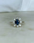 Bague Marguerite Saphir 0.90 carat & Diamants “Anastasie” - Elliade Paris